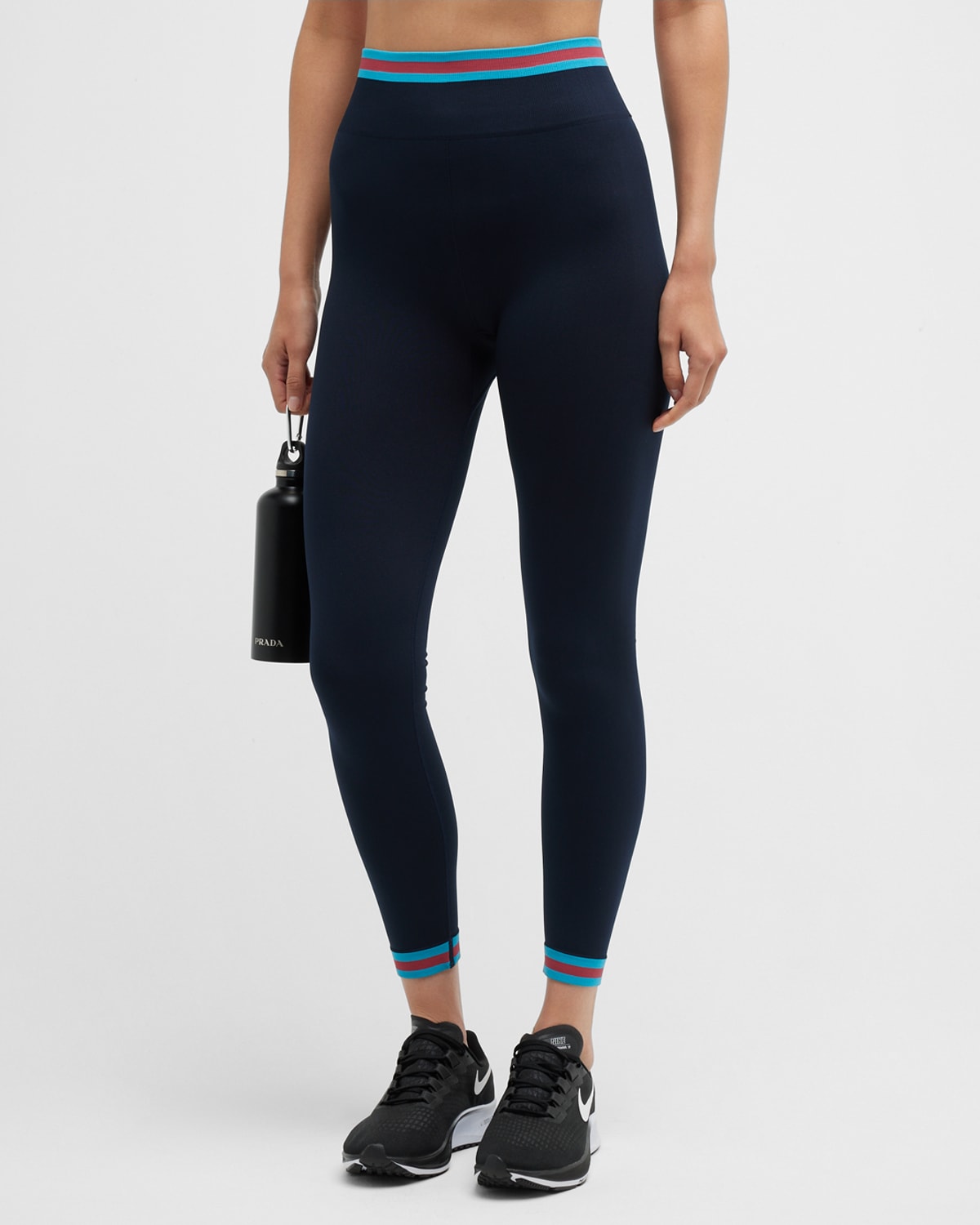 The Upside Soft Seamless High-Rise Midi Pants | Neiman Marcus