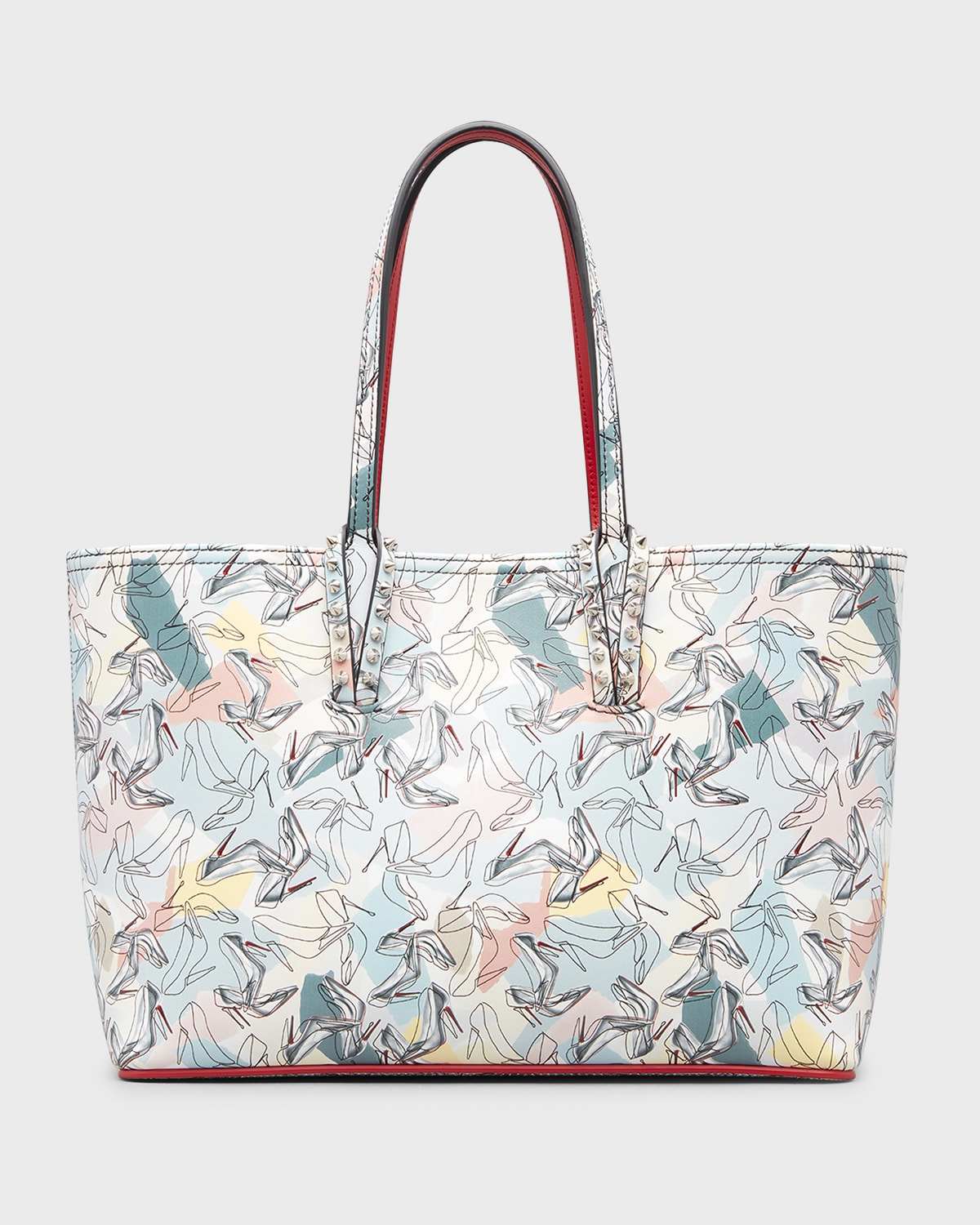 Christian Louboutin Cabata Small Starlight-Print Patent Tote Bag