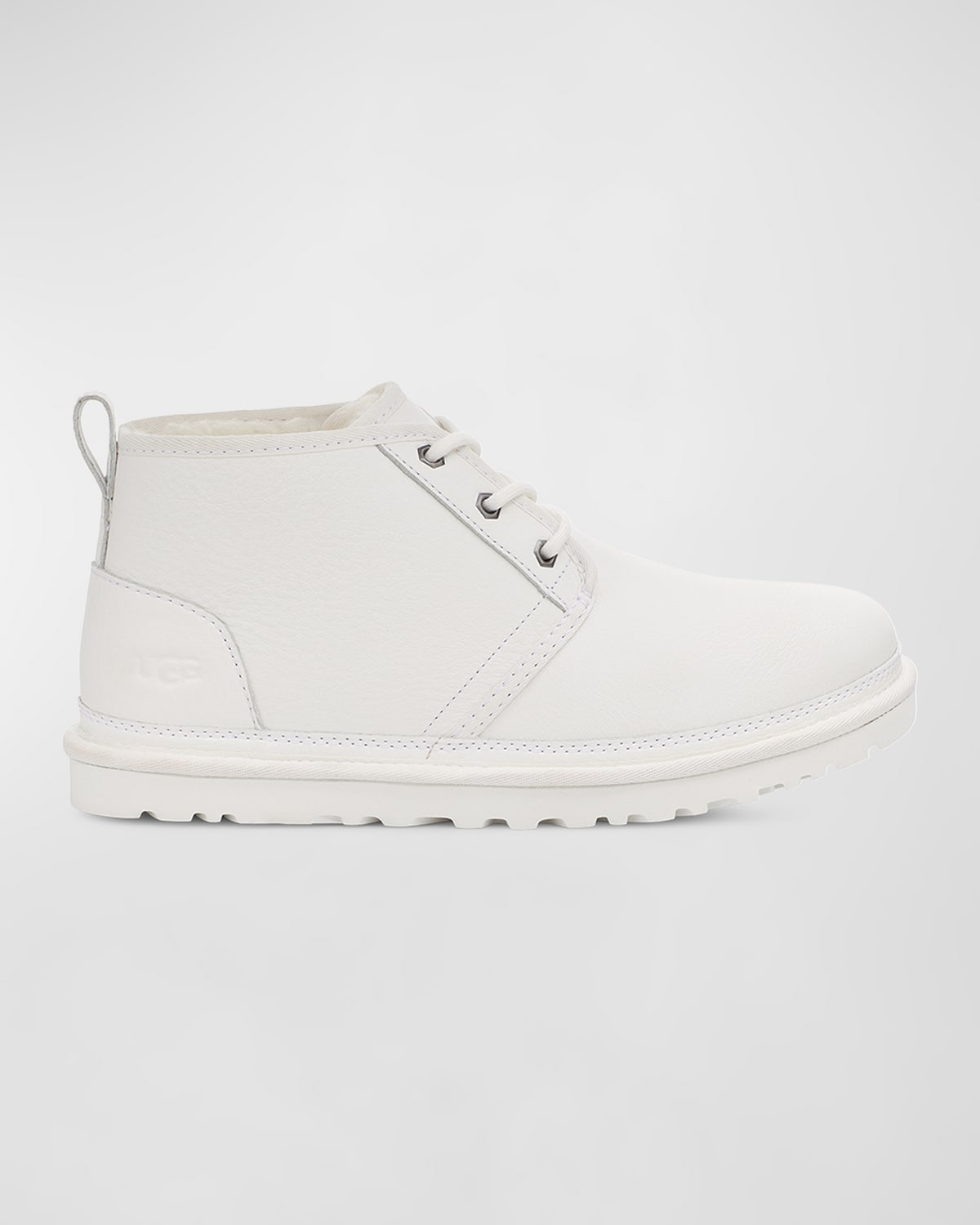 mens shearling lined chukka boots