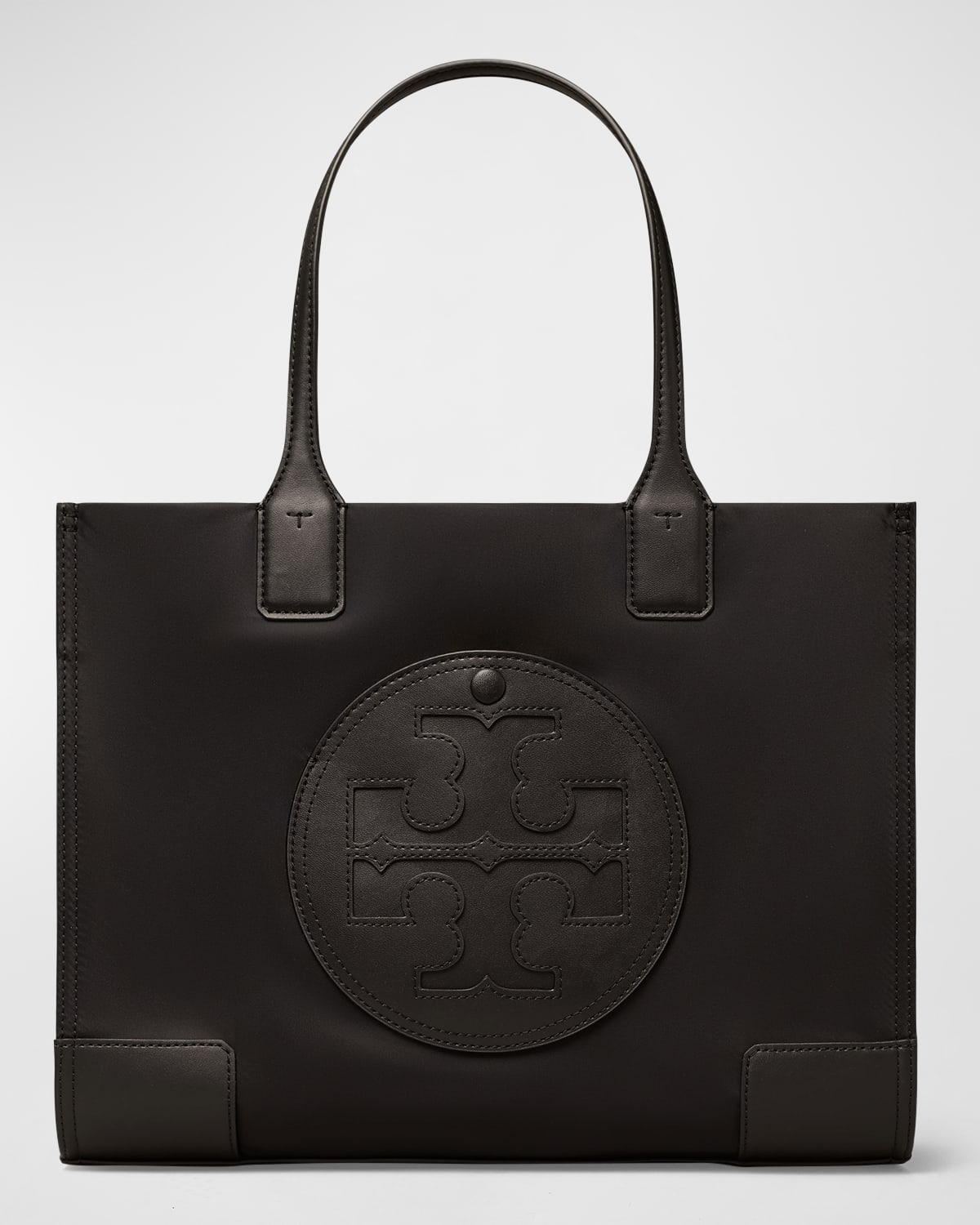 Tory Burch Ella Mini Patent Recycled Nylon Tote Bag | Neiman Marcus