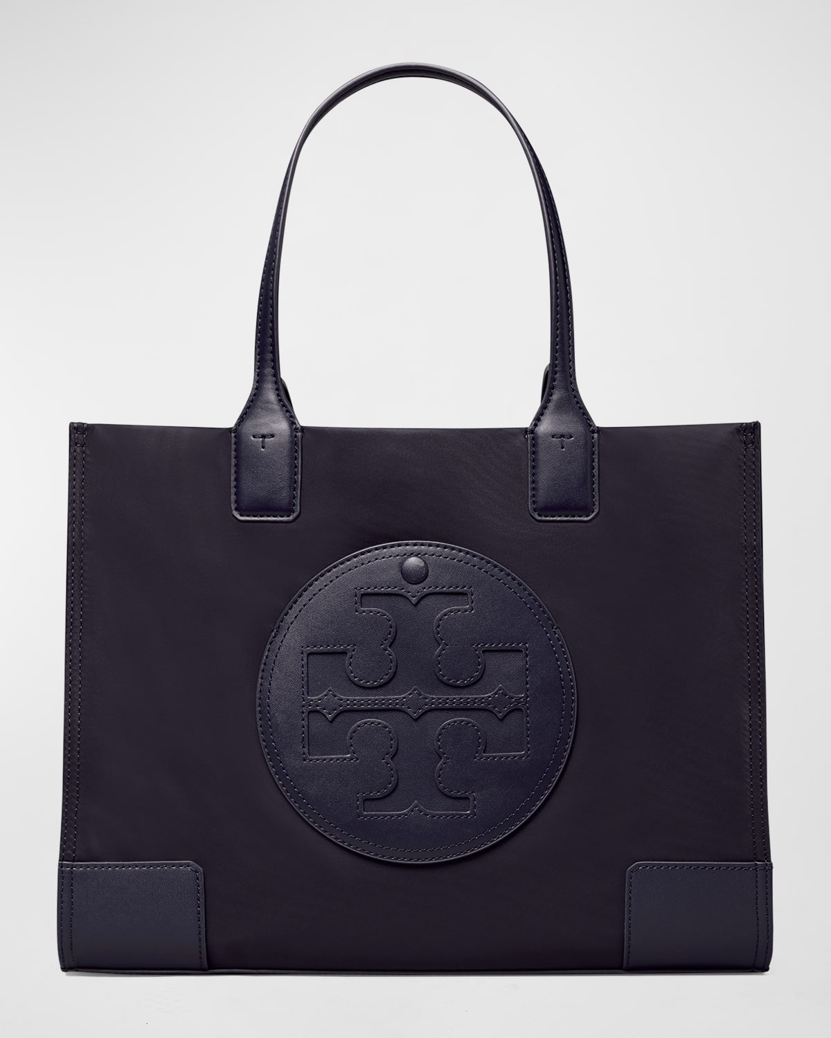 Tory Burch Ella Mini Patent Recycled Nylon Tote Bag | Neiman Marcus