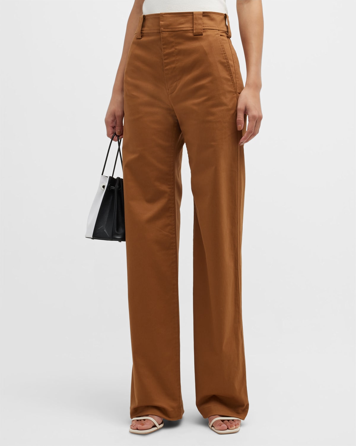 A.L.C. Fynn Pleated Straight Suit Pants | Neiman Marcus