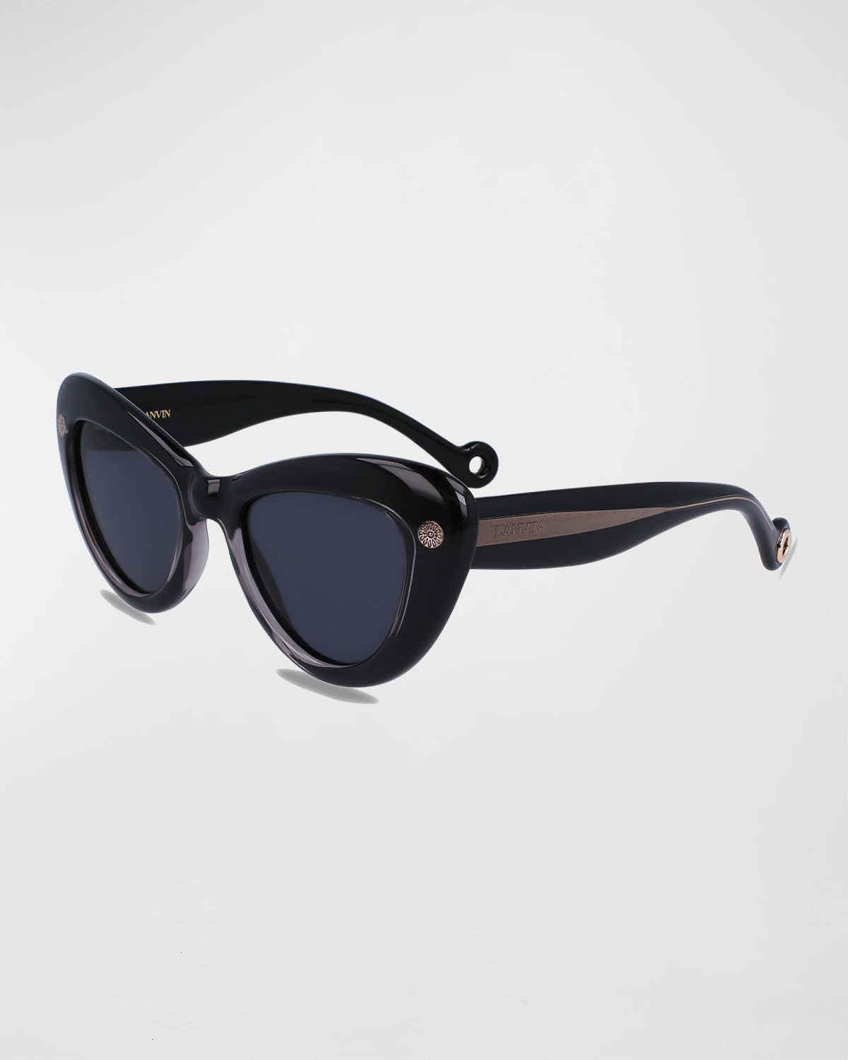 Moschino Buckle Nylon And Plastic Cat Eye Sunglasses Neiman Marcus