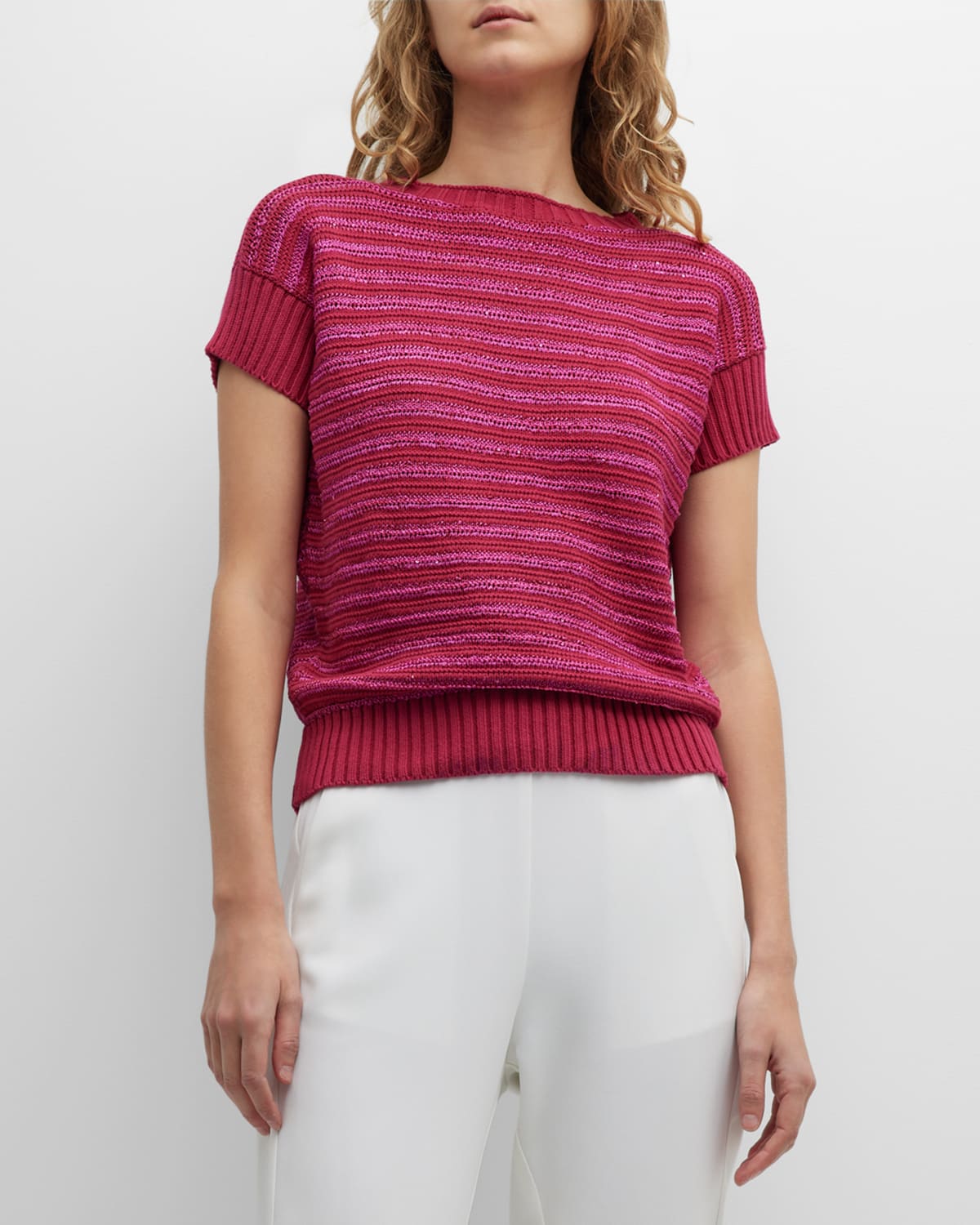 The Riviera Striped Knit Sweater