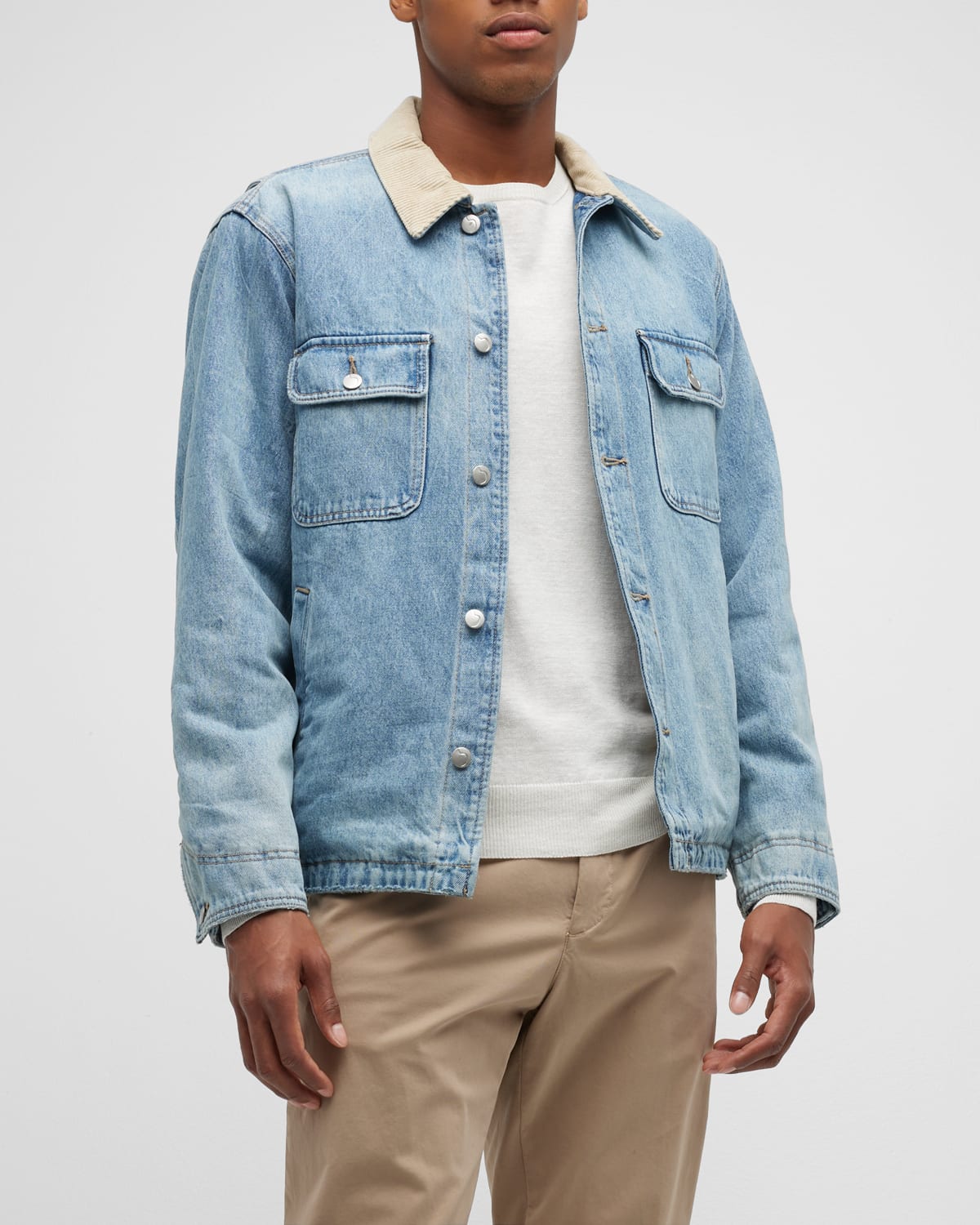 Joe's Jeans Men's Denim Trucker Jacket Neiman Marcus
