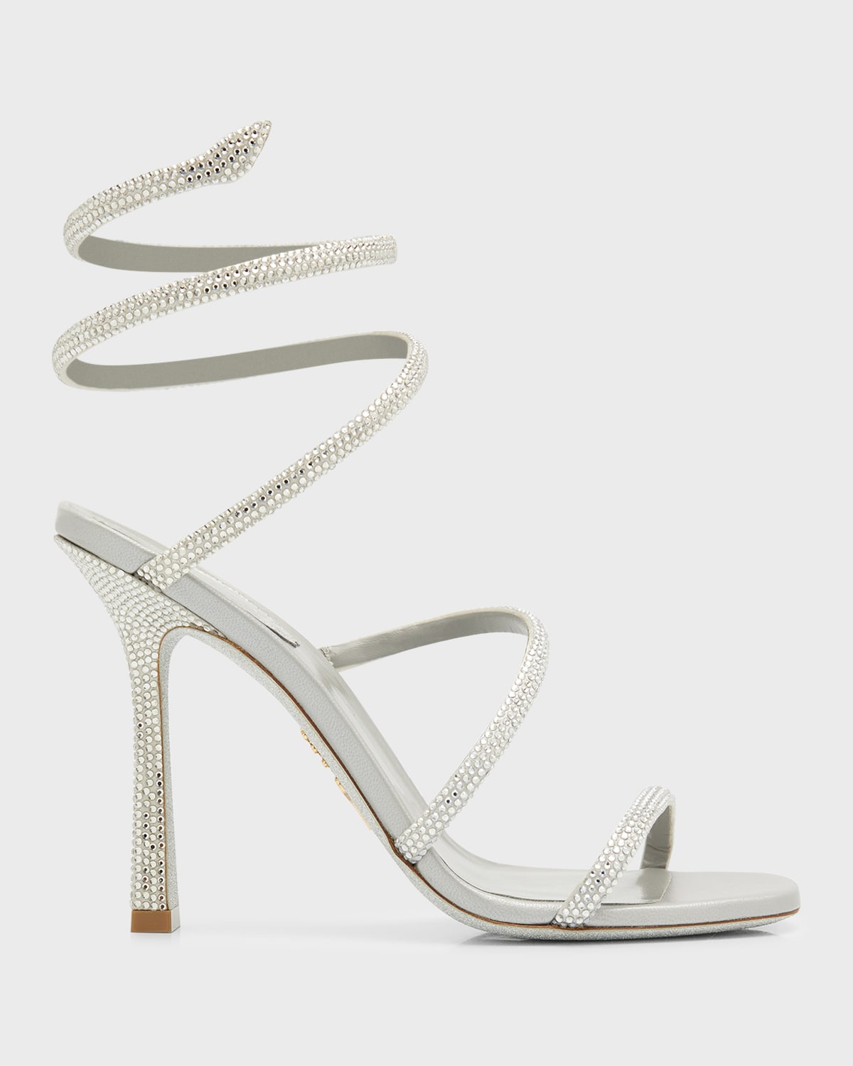 Rene Caovilla Strass SnakeWrap Cocktail Sandals Neiman Marcus