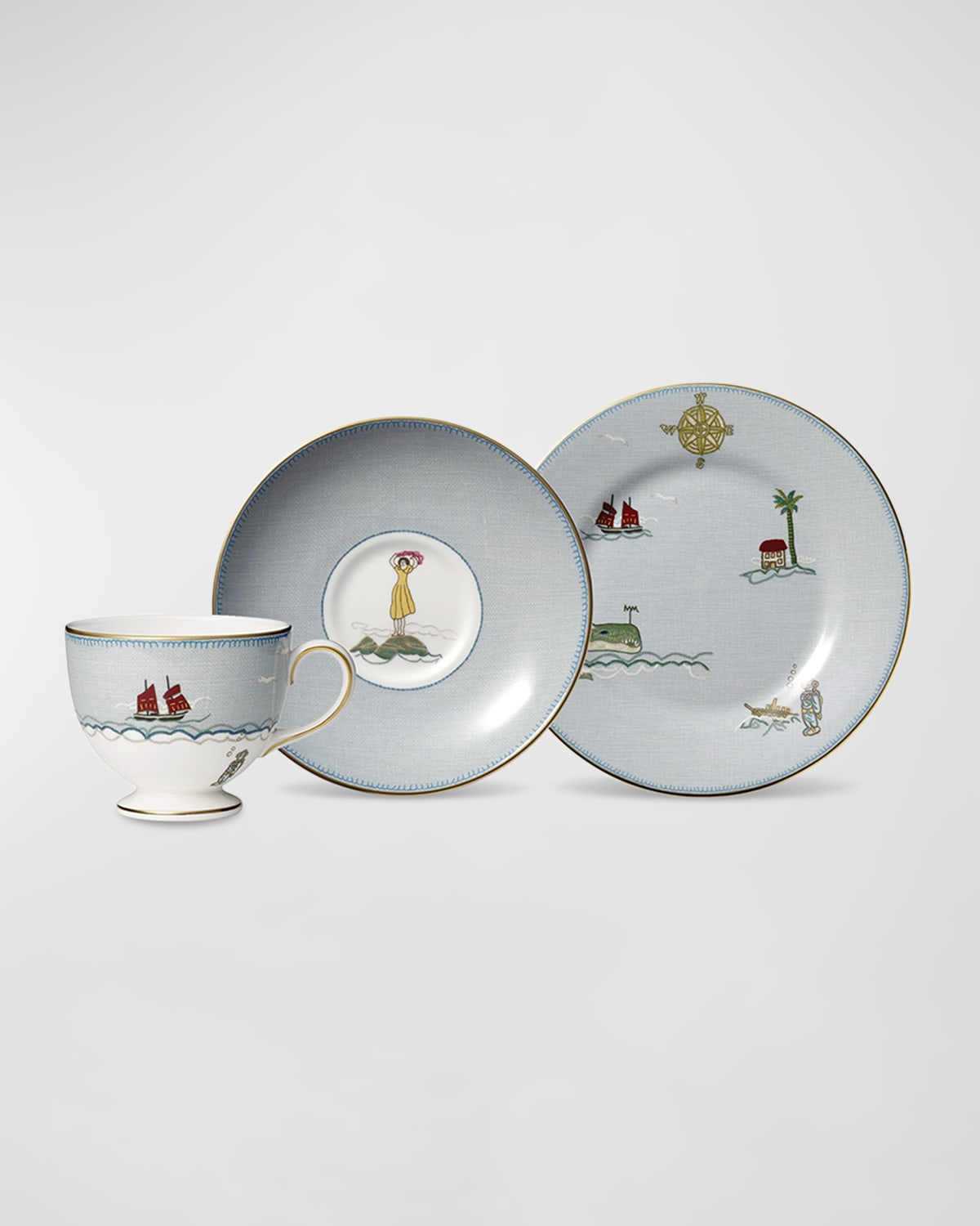 Wedgwood Sailor's Farewell 5Piece Place Setting Neiman Marcus