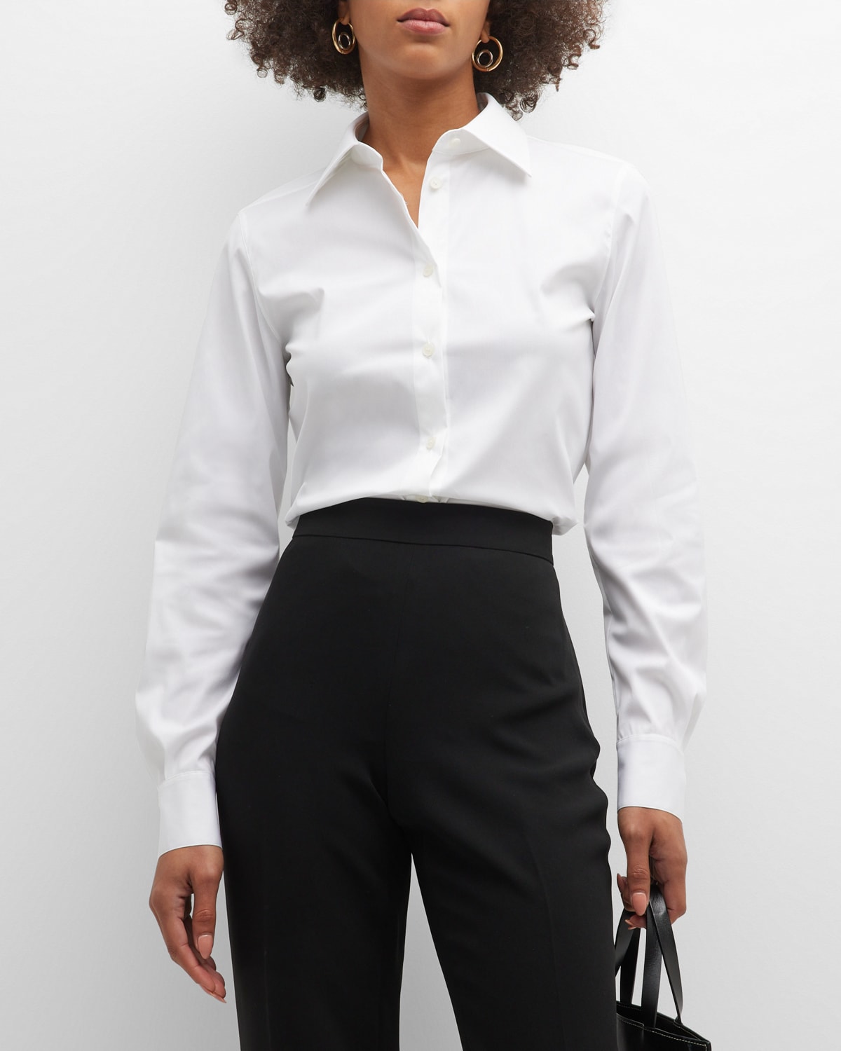 spread collar button down