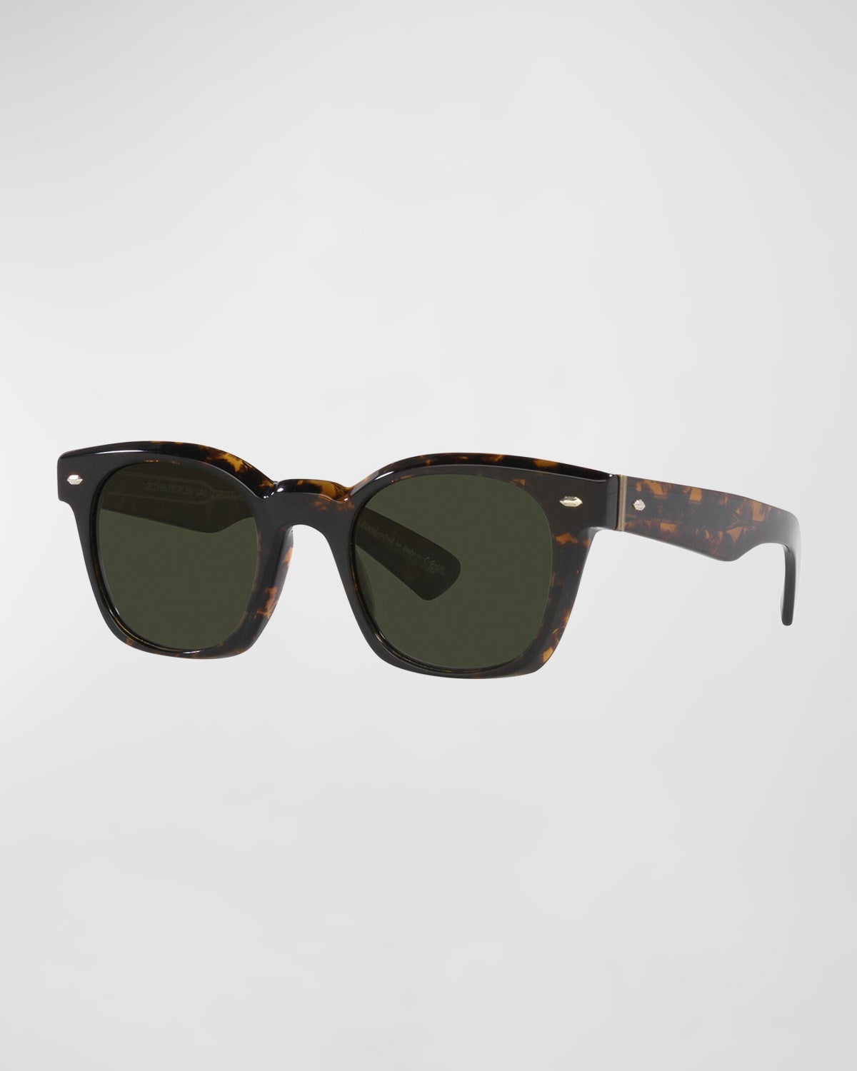 Oliver Peoples The Cassavet Polarized Round Keyhole Sunglasses Neiman