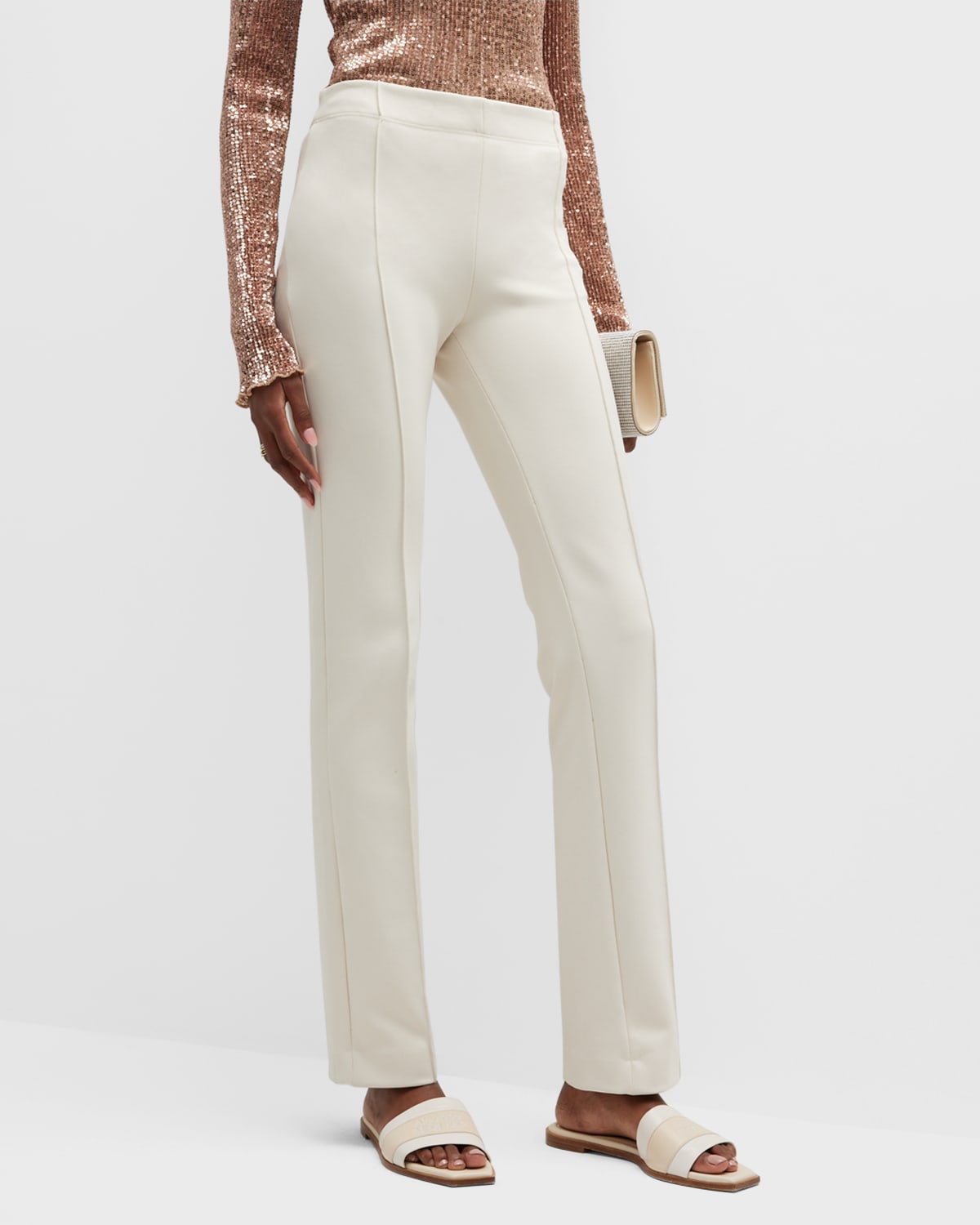 Barefoot Dreams Straight-Leg Culotte Pants | Neiman Marcus