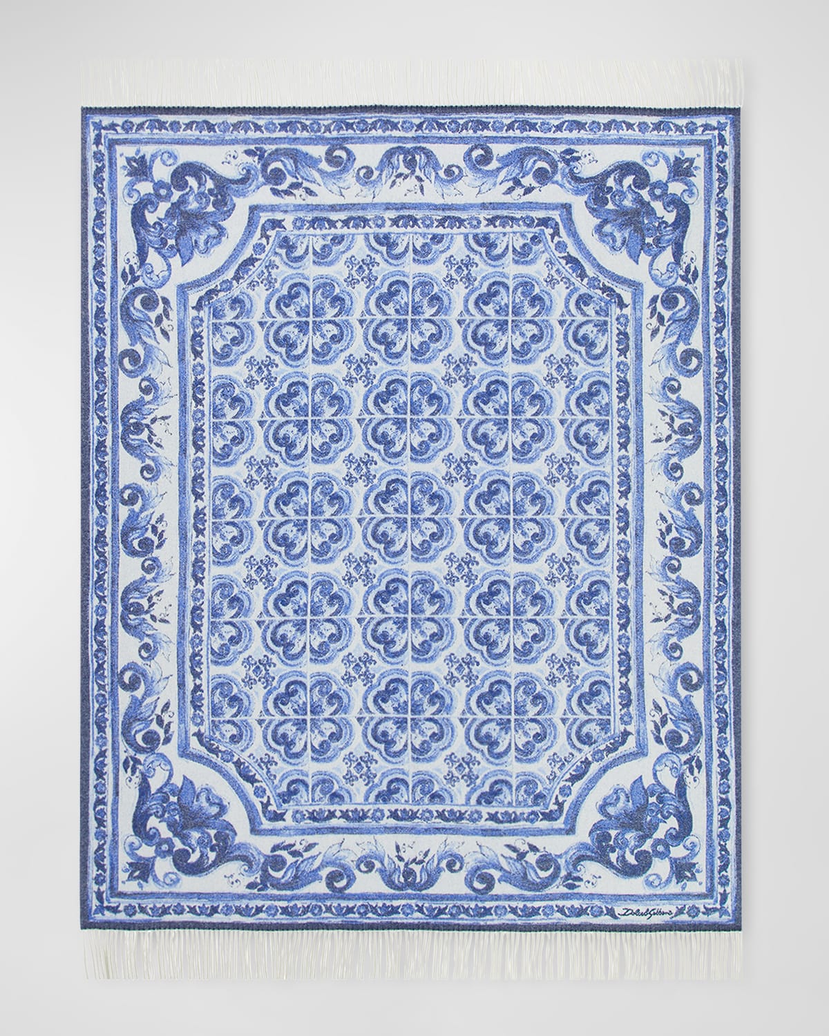 Dolce&Gabbana Casa Leopard Cashmere Throw Blanket Neiman Marcus