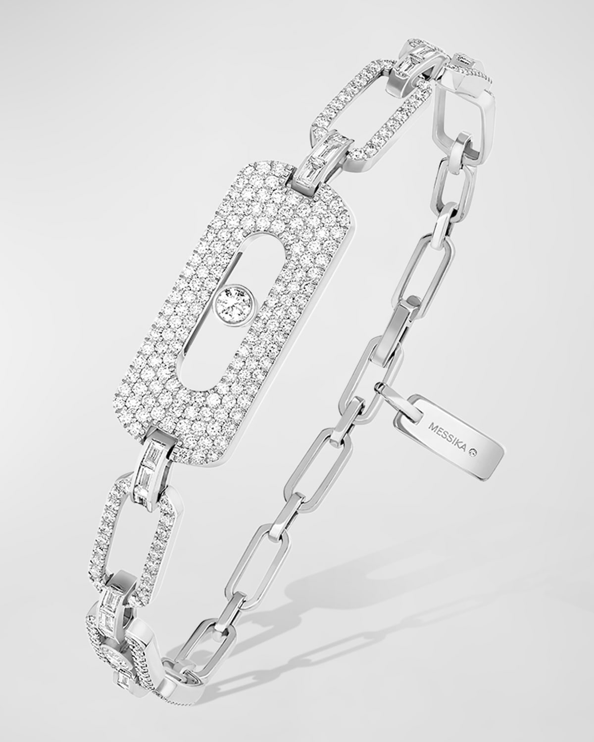 Messika Move Noa Diamond Bangle in Yellow Gold, Size S | Neiman Marcus