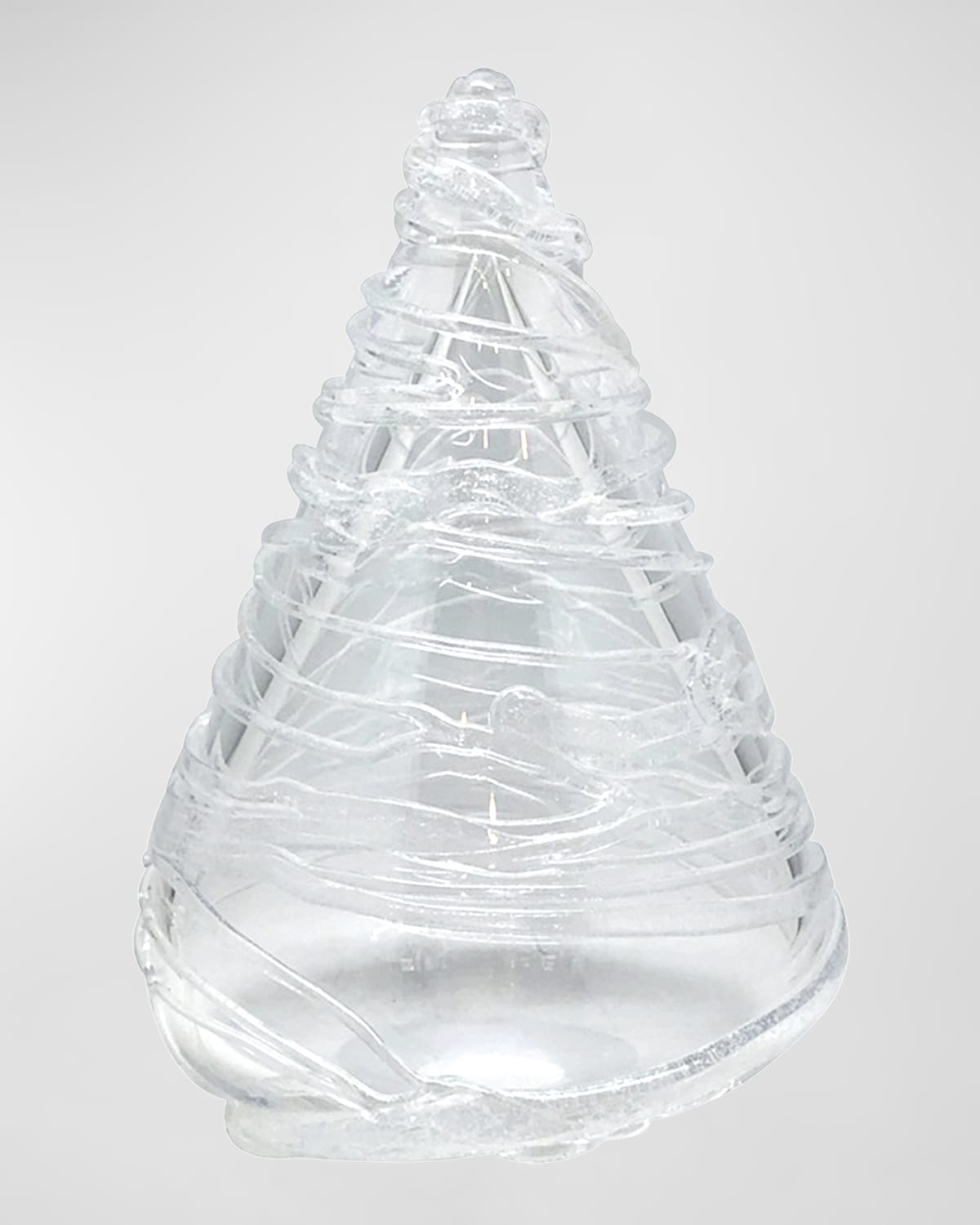 Mariposa Medium Clear Glass Pumpkin Neiman Marcus