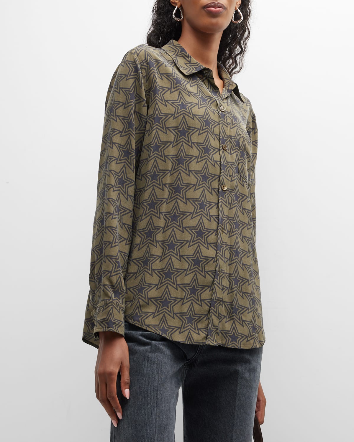 Rails Alana Button Down Shirt- Light Vintage