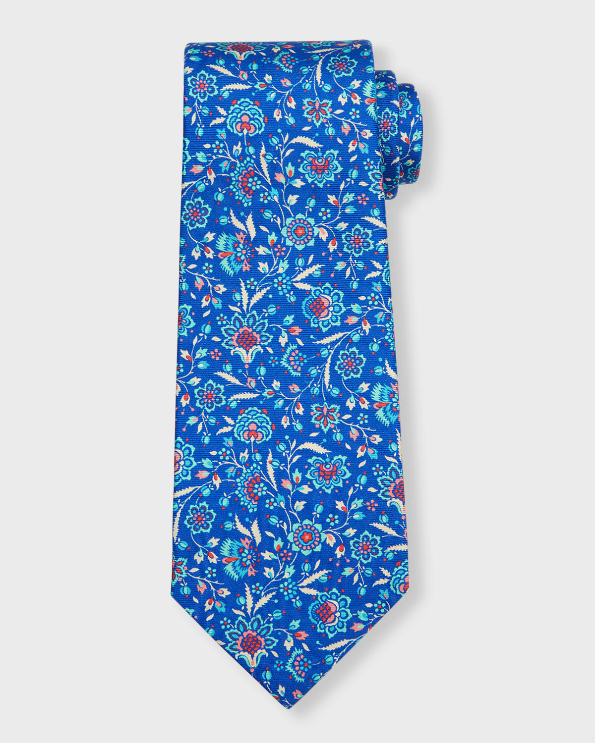 mens silk floral ties