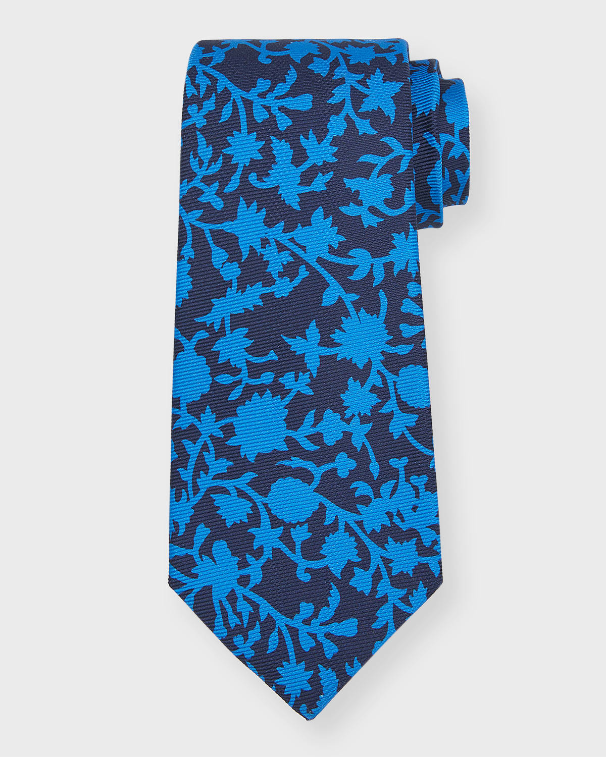 medallion print tie