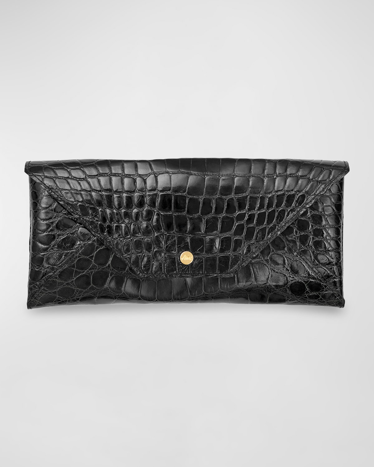 Abas Envelope Polished Matte Alligator Travel Organizer Neiman Marcus