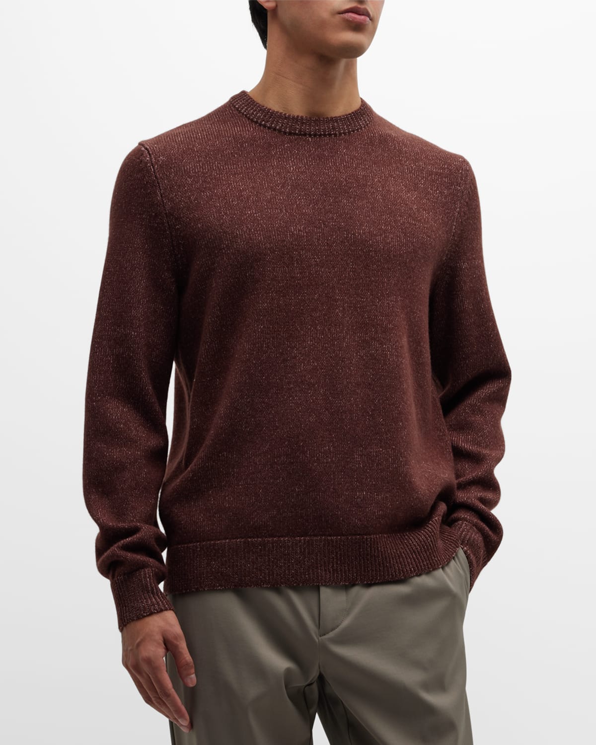 Vince Men's Plush Wool-Cashmere Turtleneck Sweater | Neiman Marcus