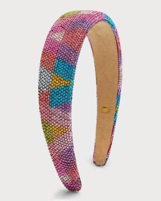 Bari Lynn Headband Velvet Pearl Bow main image 1