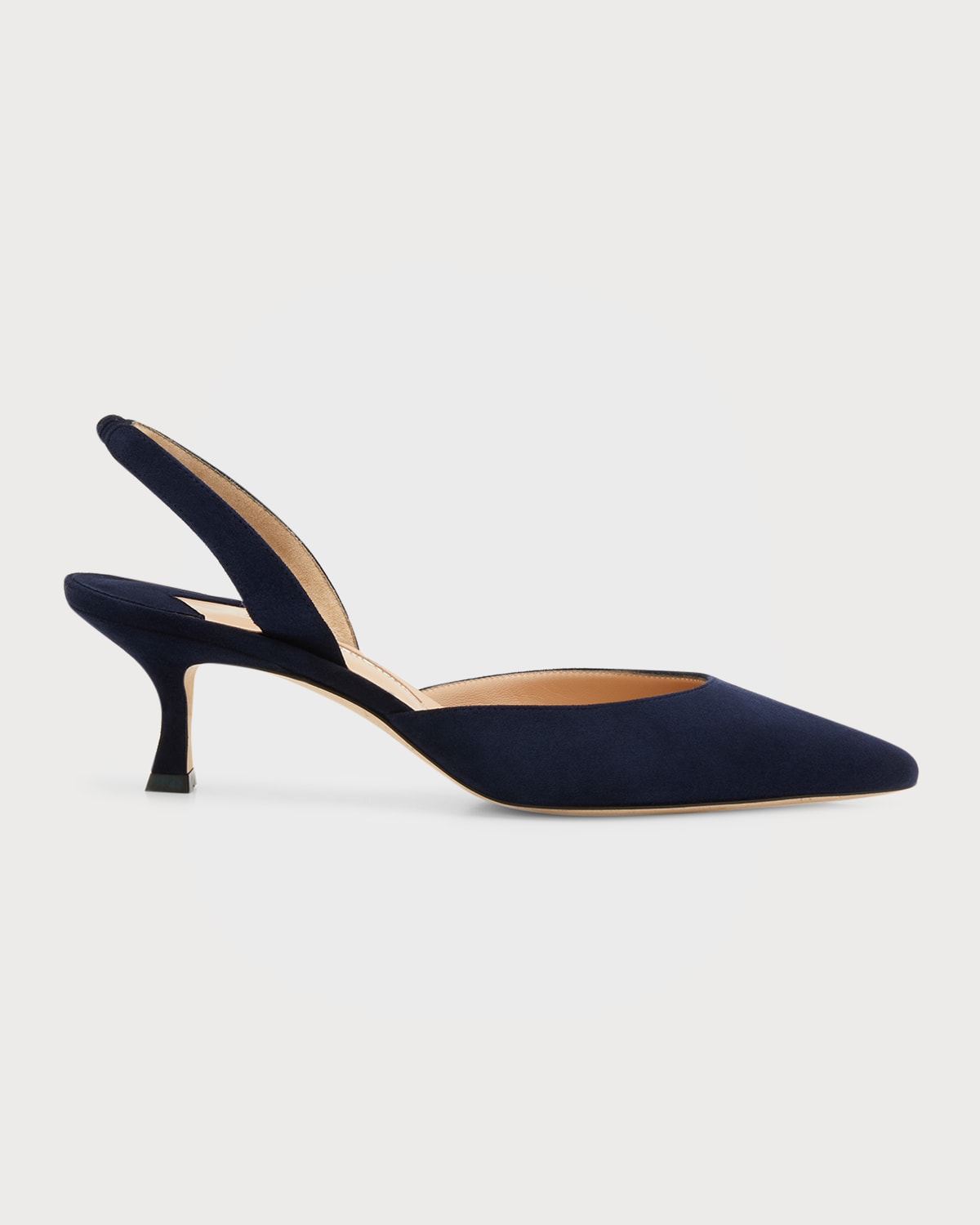 Manolo Blahnik Carolyne KittenHeel Halter Pumps Neiman Marcus