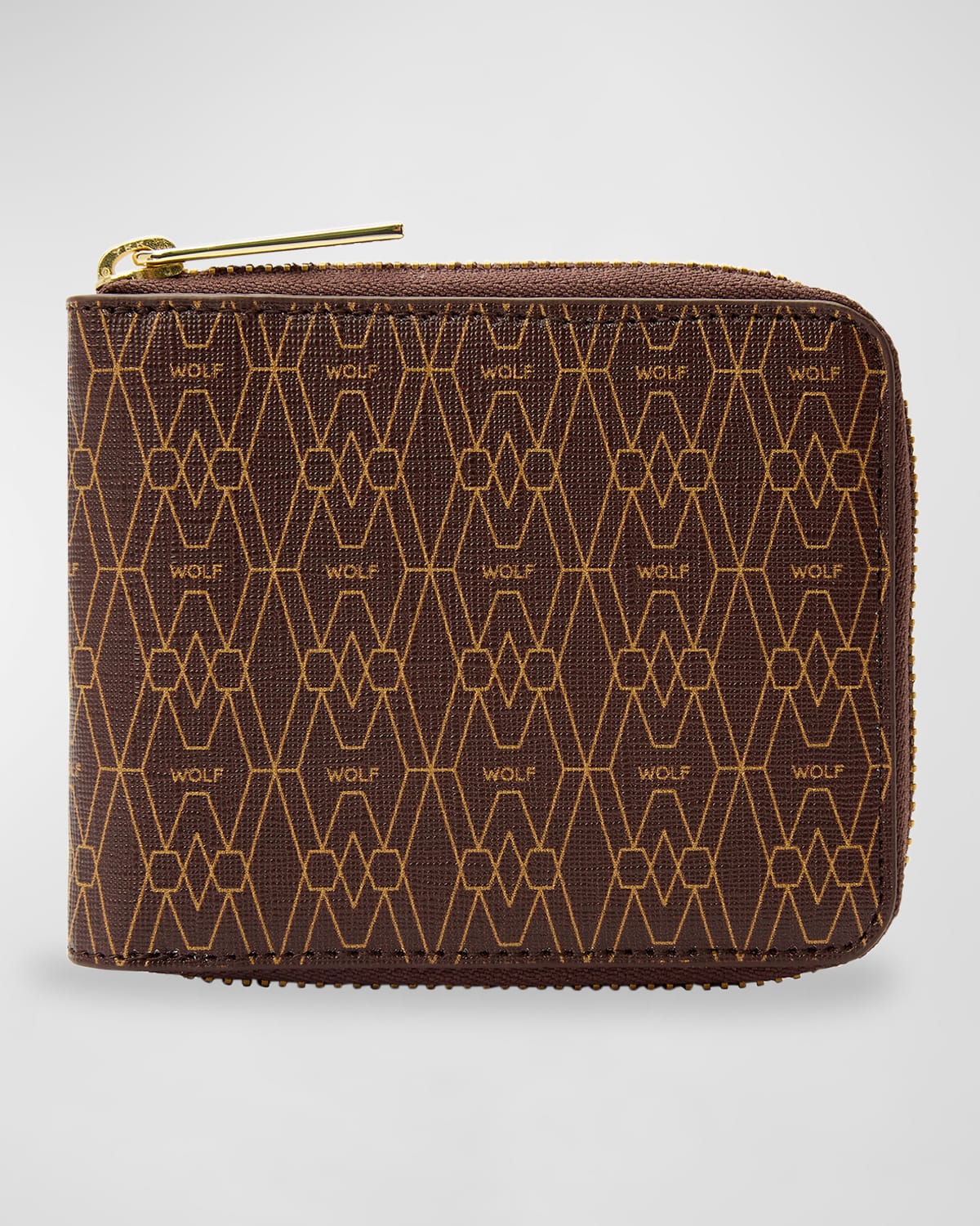 Louis Vuitton Brown, Pattern Print Wallet