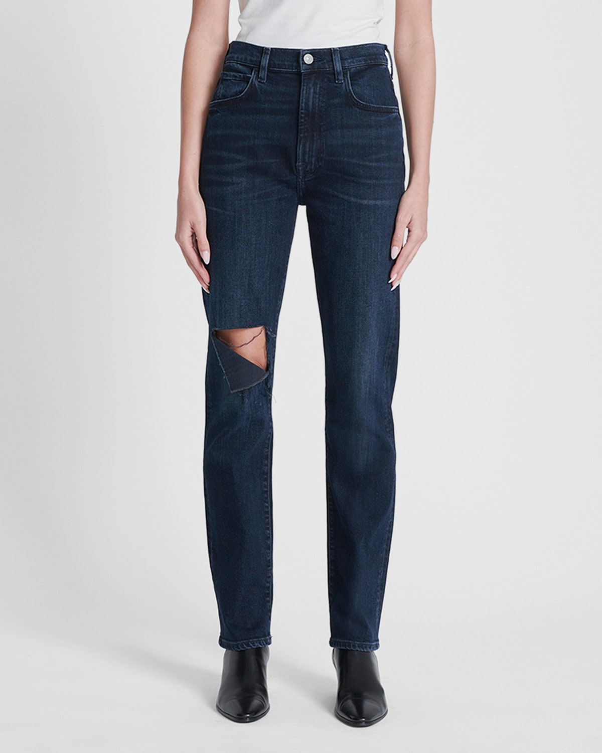 AGOLDE Fran Easy Straight Jeans | Neiman Marcus