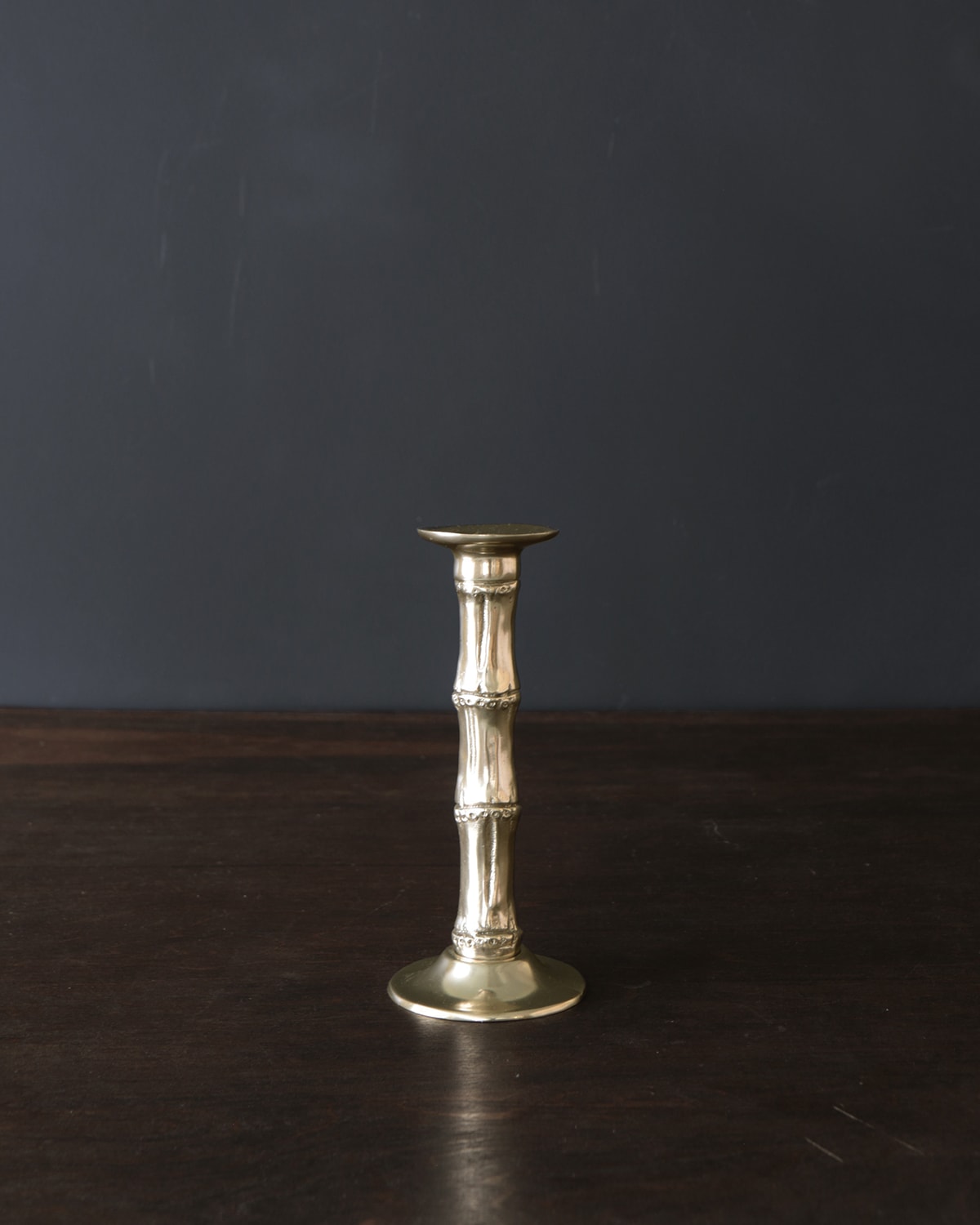 Beatriz ball sierra modern bamboo large candlestick holder gold