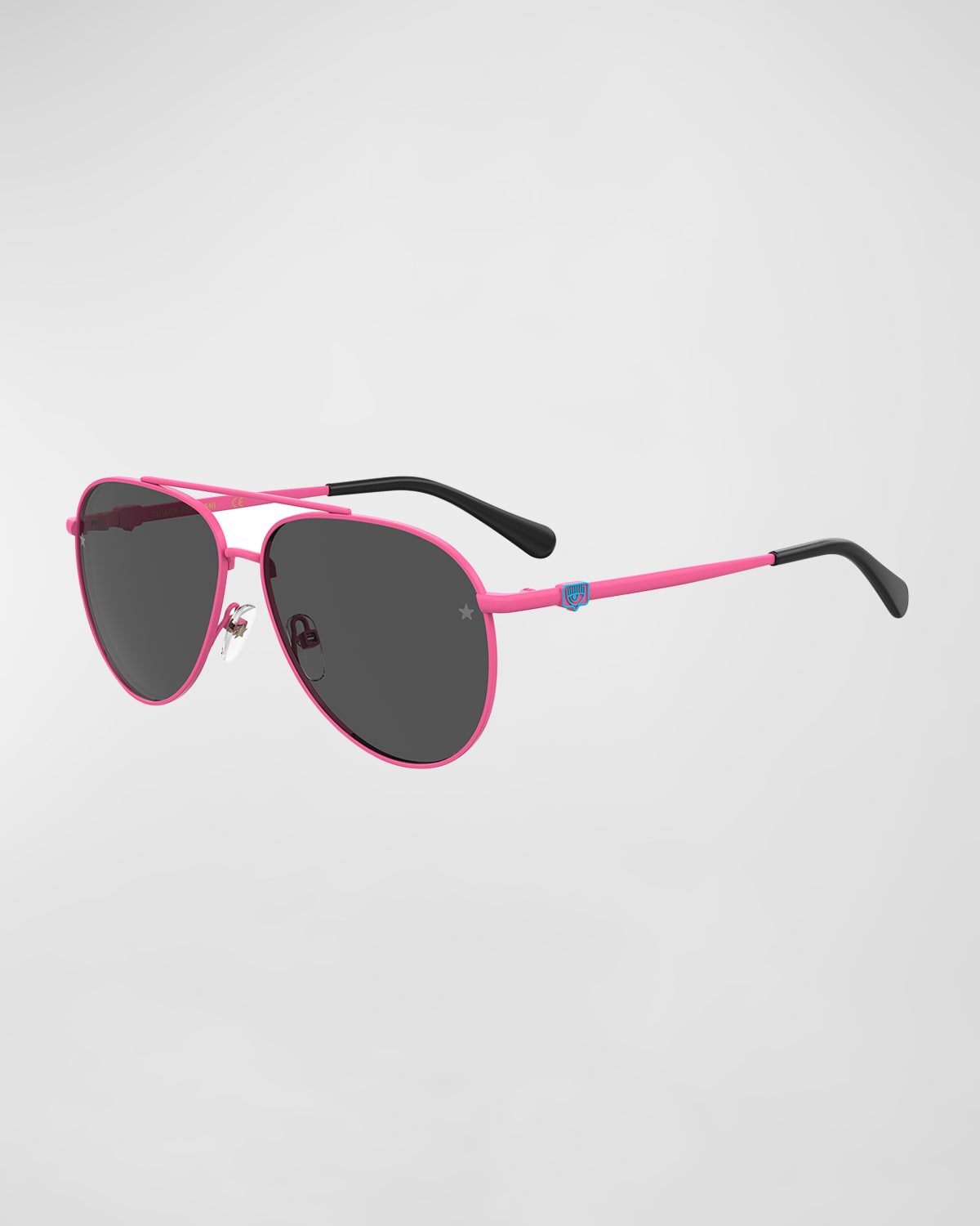 Engraved Logo Aviator Sunglasses main image 0