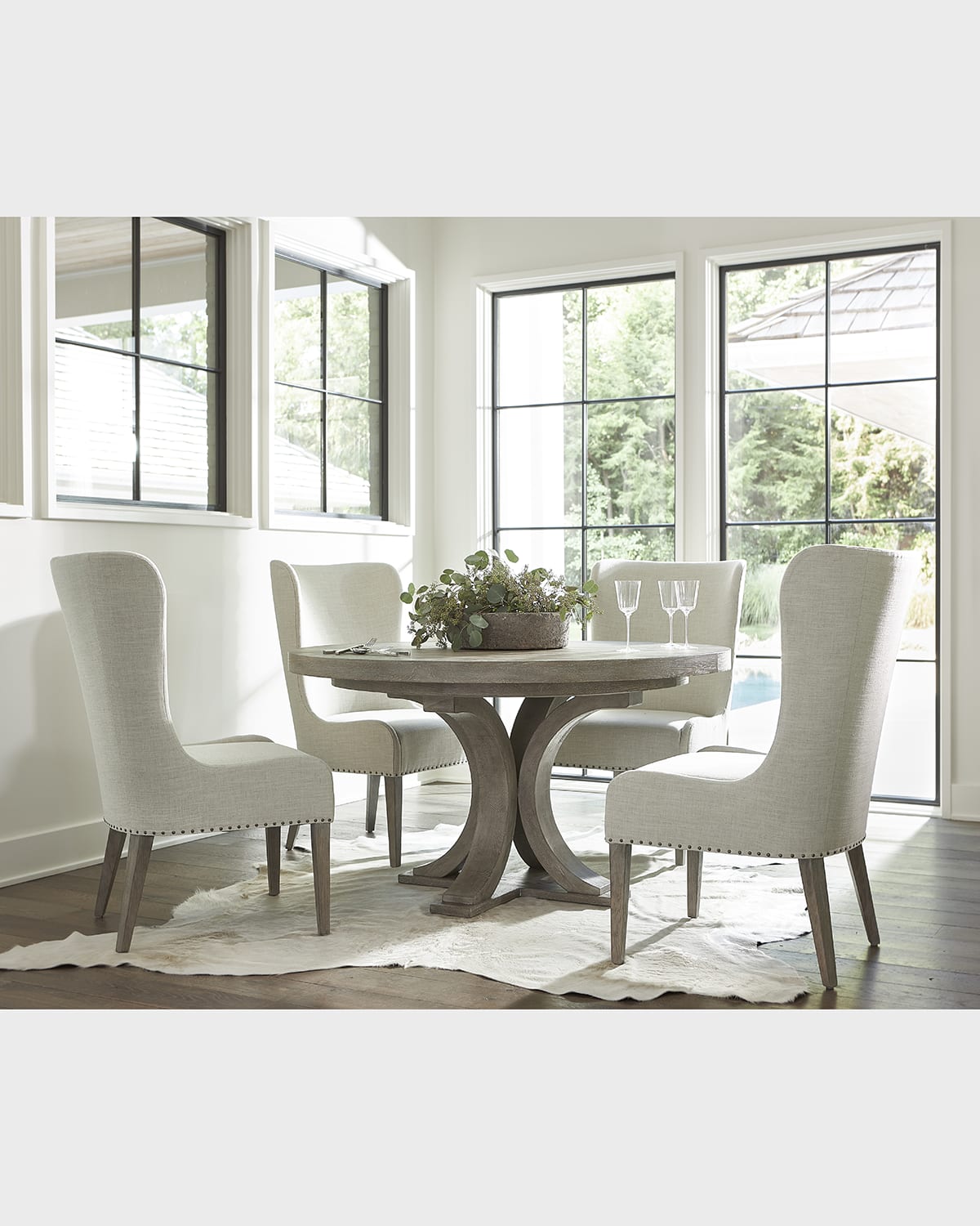 Bernhardt Silhouette Round Dining Table Neiman Marcus