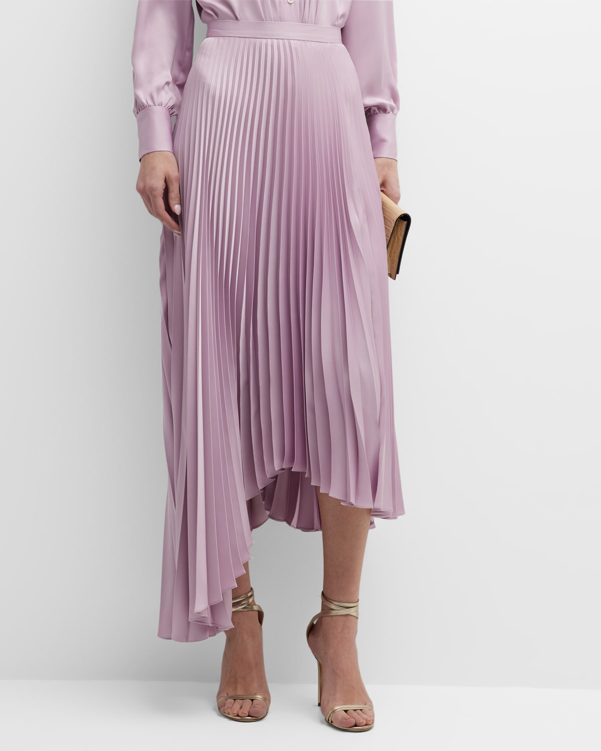 Ralph Lauren Collection Cliona Asymmetric Tulle Maxi Skirt Neiman Marcus