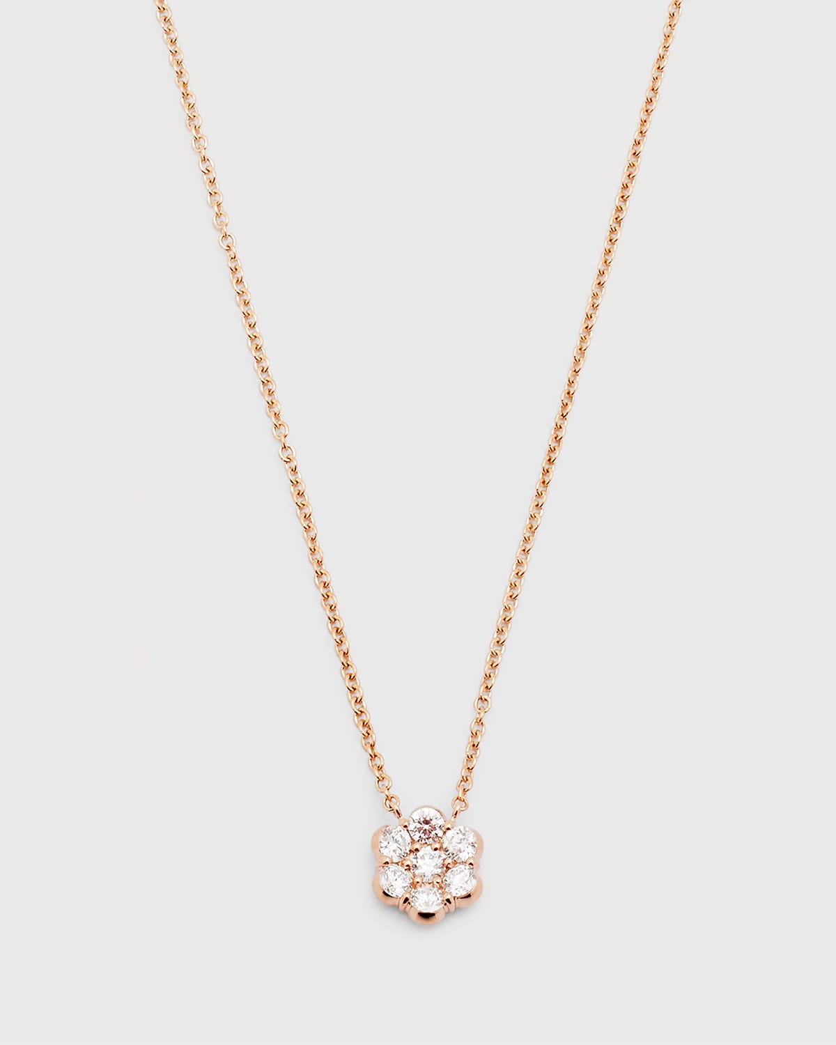 Bayco 18k Yellow Gold Flower Diamond Pendant Necklace Neiman Marcus