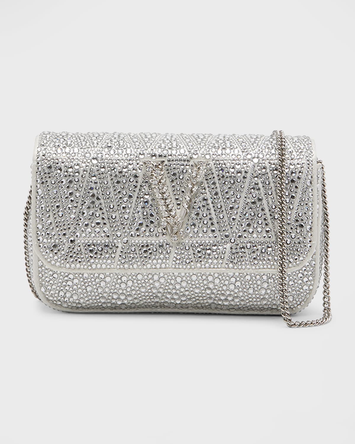 Versace Virtus Mini Flap Chain Crossbody Bag Neiman Marcus