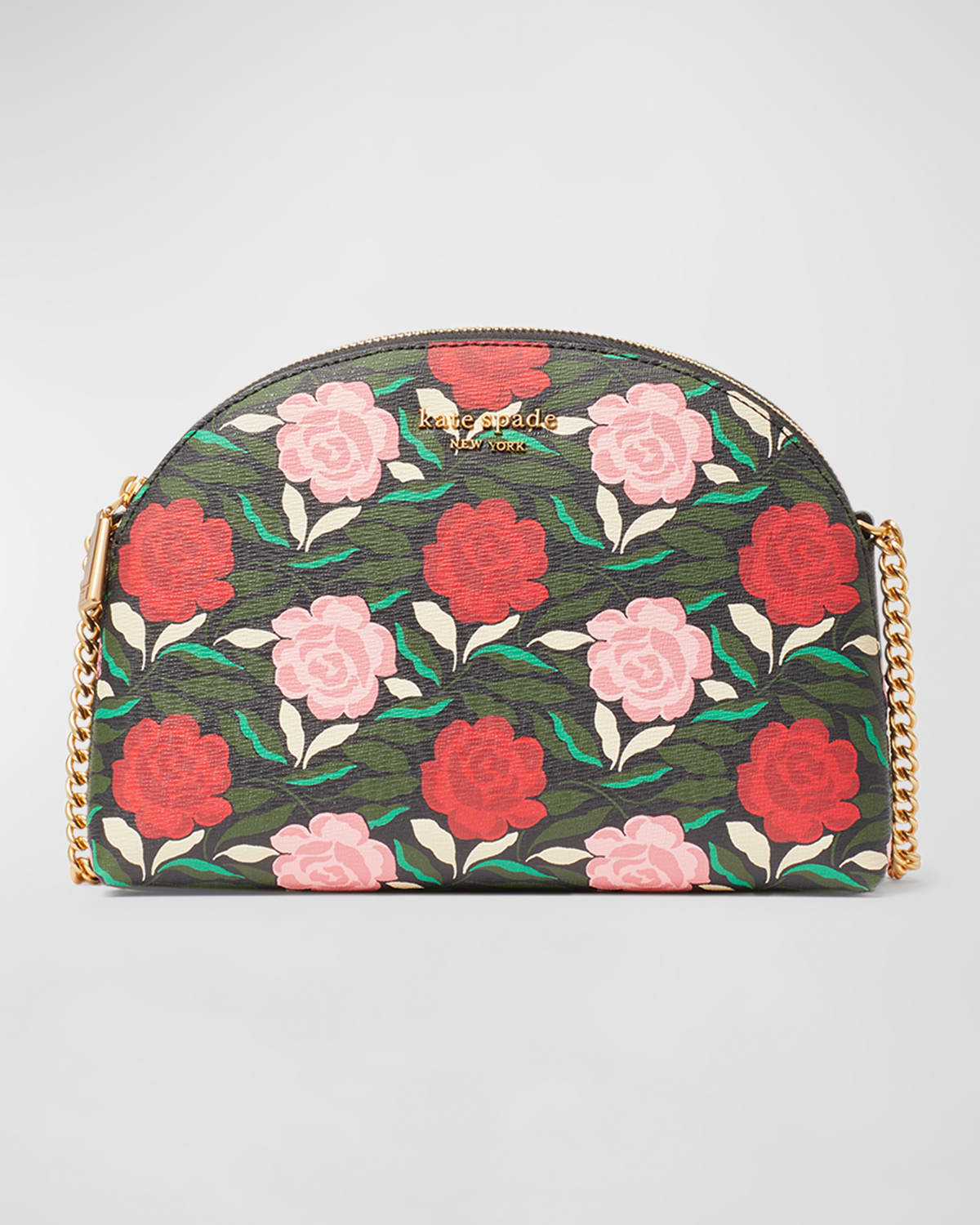 kate spade new york double zip leather dome crossbody bag Neiman Marcus