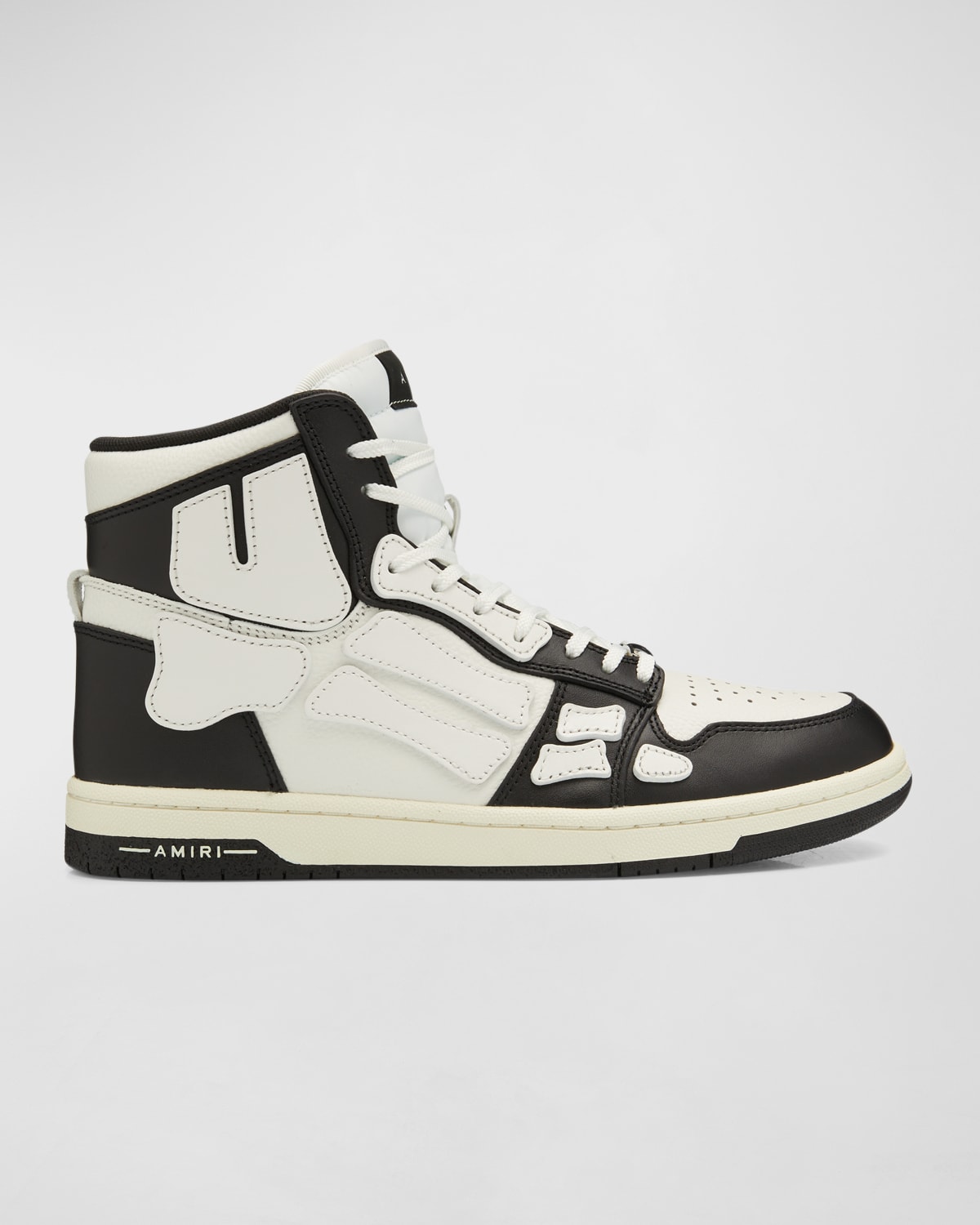 Amiri Men's Skel Bicolor Leather Low-Top Sneakers | Neiman Marcus