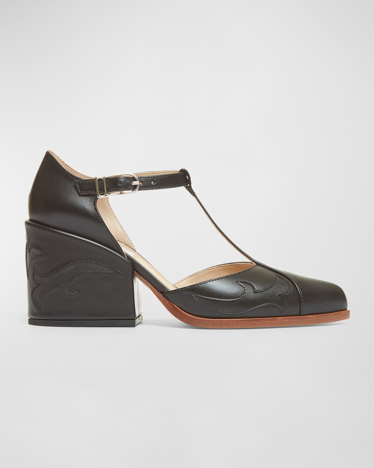 miu miu platform mary jane pumps