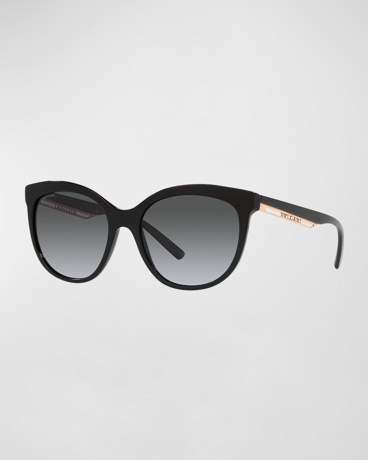 Gucci CrystalEmbellished Logo Round Acetate Sunglasses Neiman Marcus