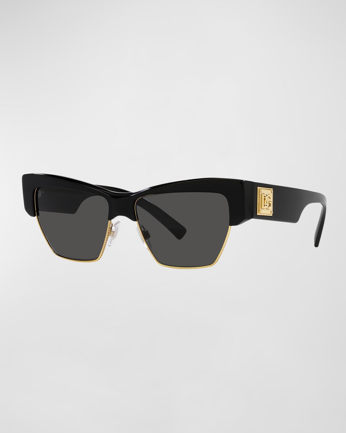 Versace Logo Acetate CatEye Sunglasses Neiman Marcus