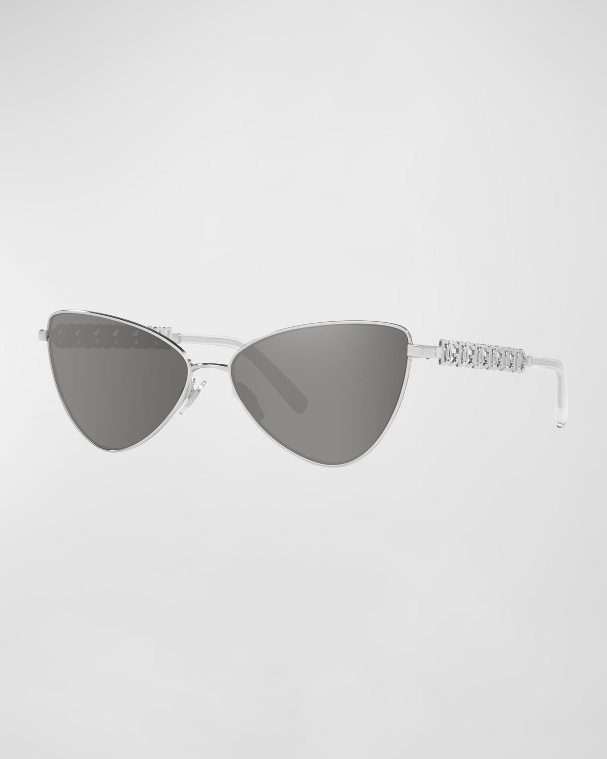 Versace Pink Medusa Steel And Plastic Butterfly Sunglasses Neiman Marcus 