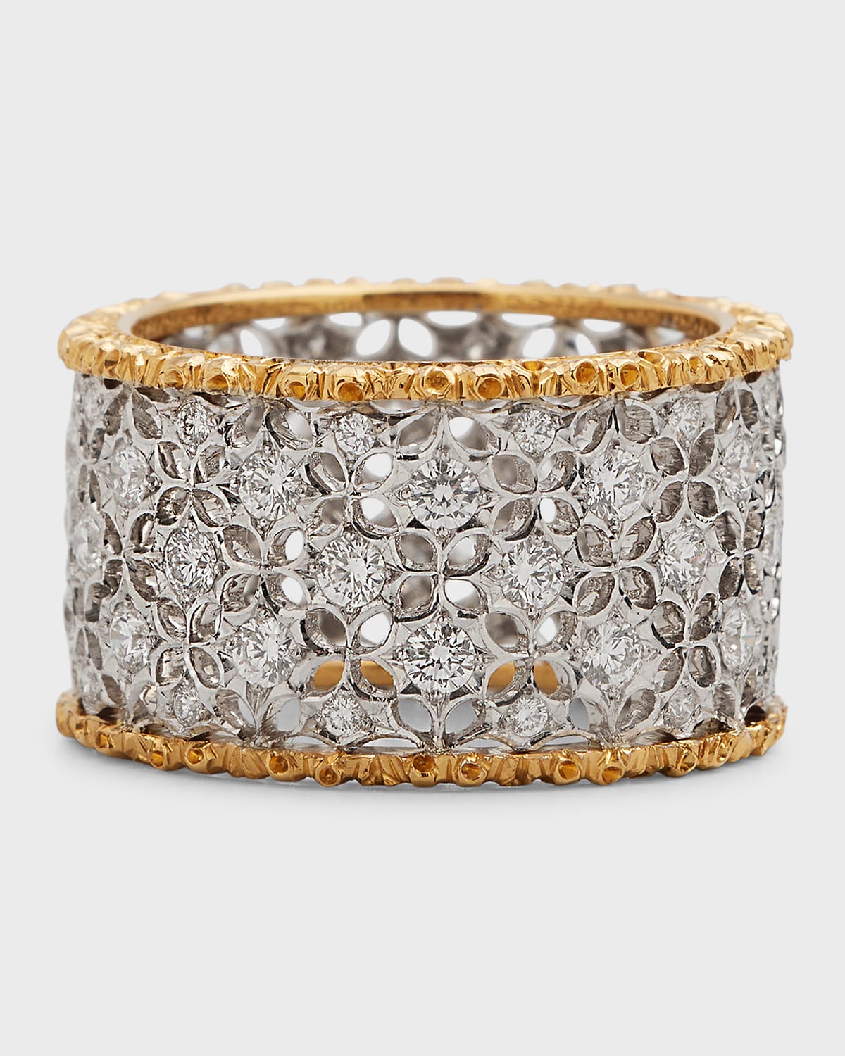 Buccellati 18k Eternelle Diamond Ring, Yellow Gold | Neiman Marcus