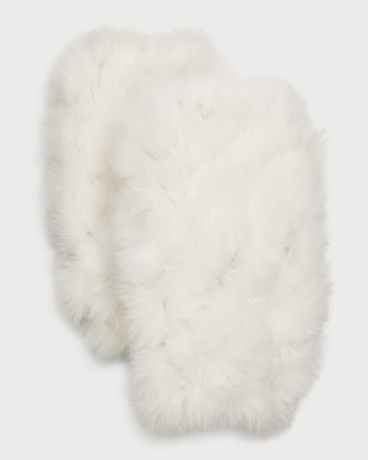 FINGERLESS GLOVES IN BLACK LAMBSKIN AND FOX FUR 463911