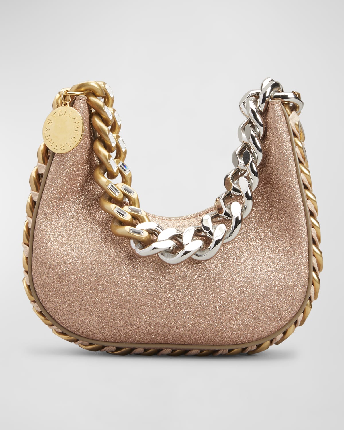 Stella McCartney Eco Metallic Chain Shoulder Bag Neiman Marcus