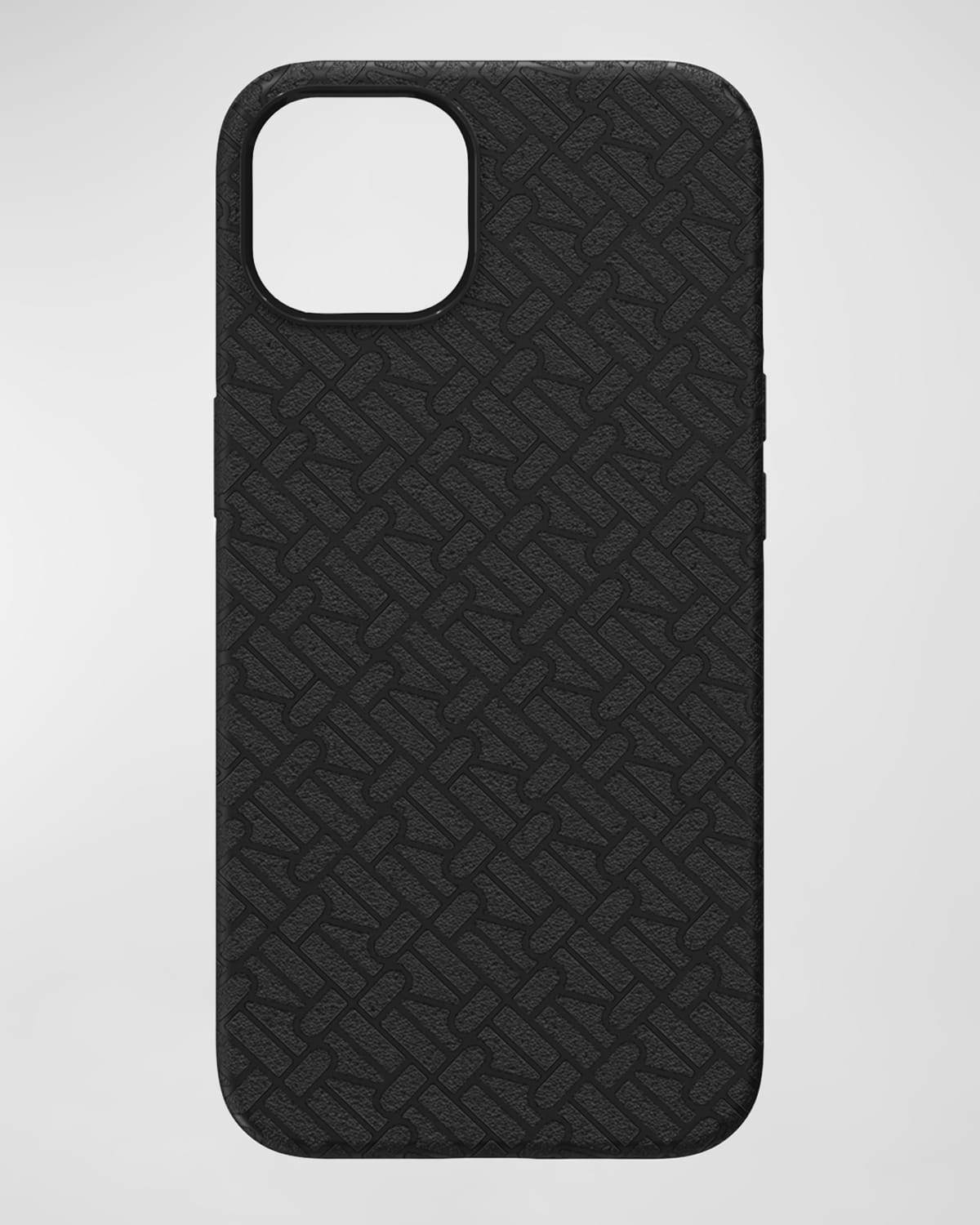 Richmond & Finch Black Vegan Leather Antimicrobial Case, iPhone 13 Pro