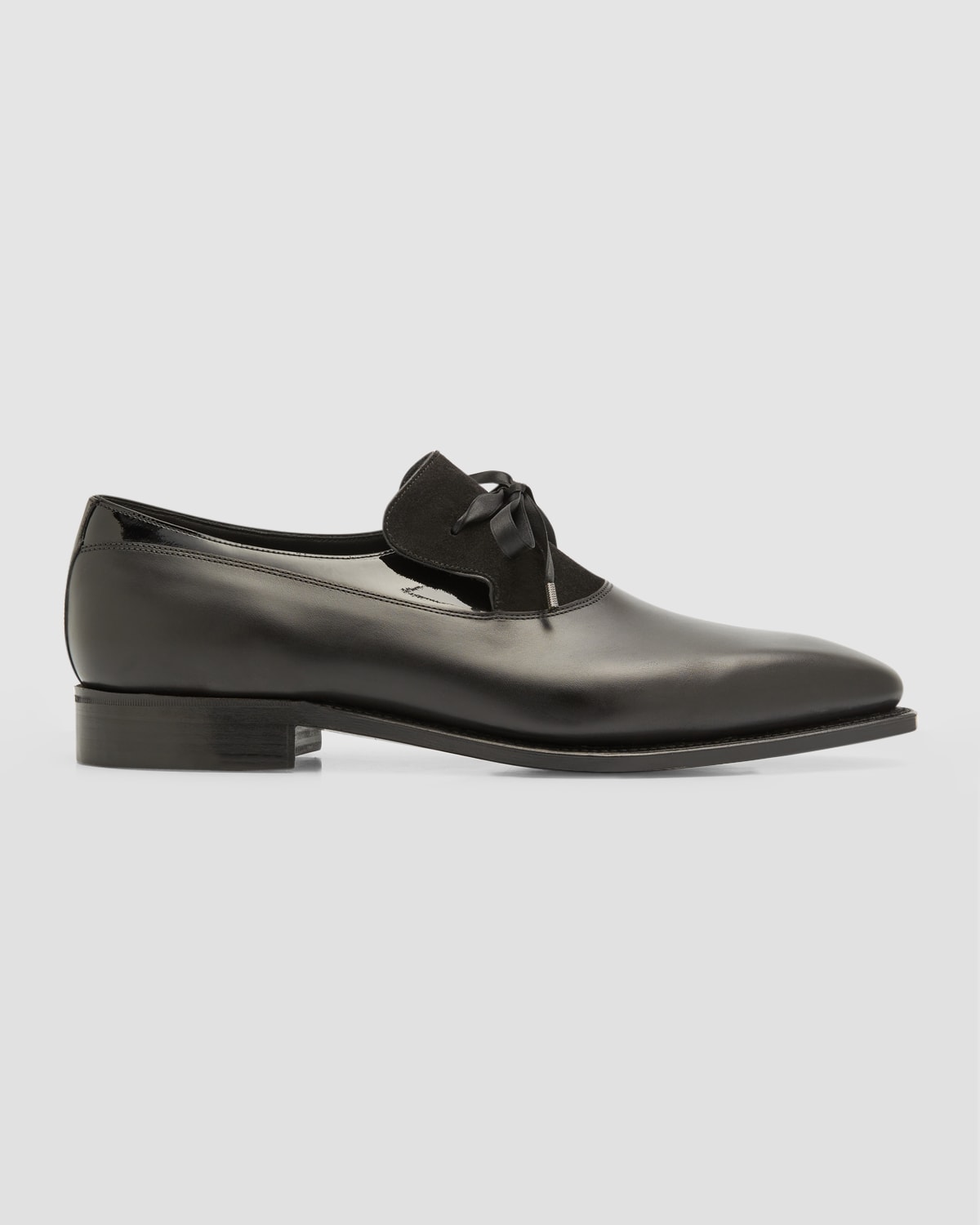 Moschino Men's Leather Penny Loafers with Logo Trim | Neiman Marcus
