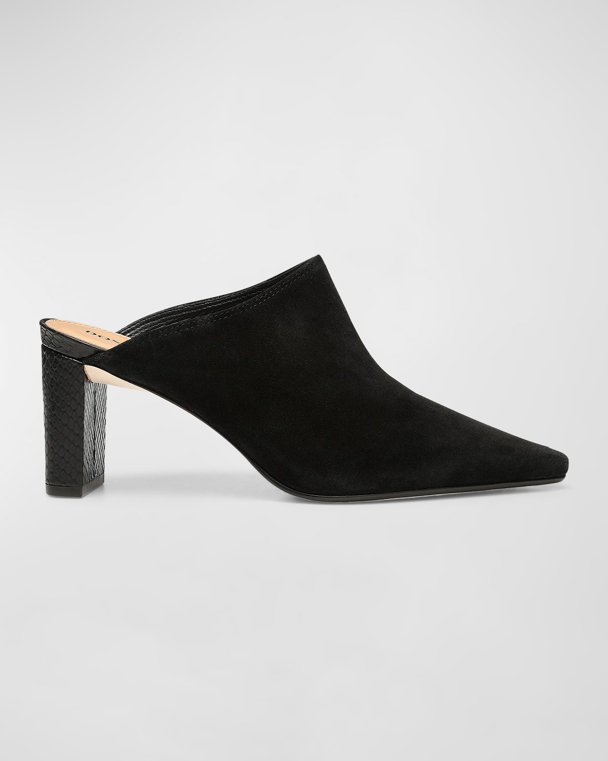 Vince Tahoe Leather Wedge Mules Neiman Marcus