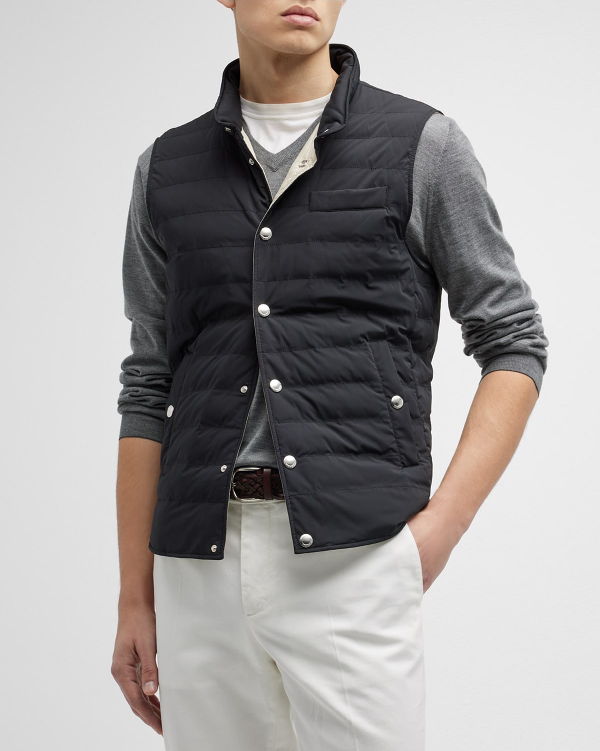 Rodd & Gunn Men's Forks Glacier Insulated Vest | Neiman Marcus