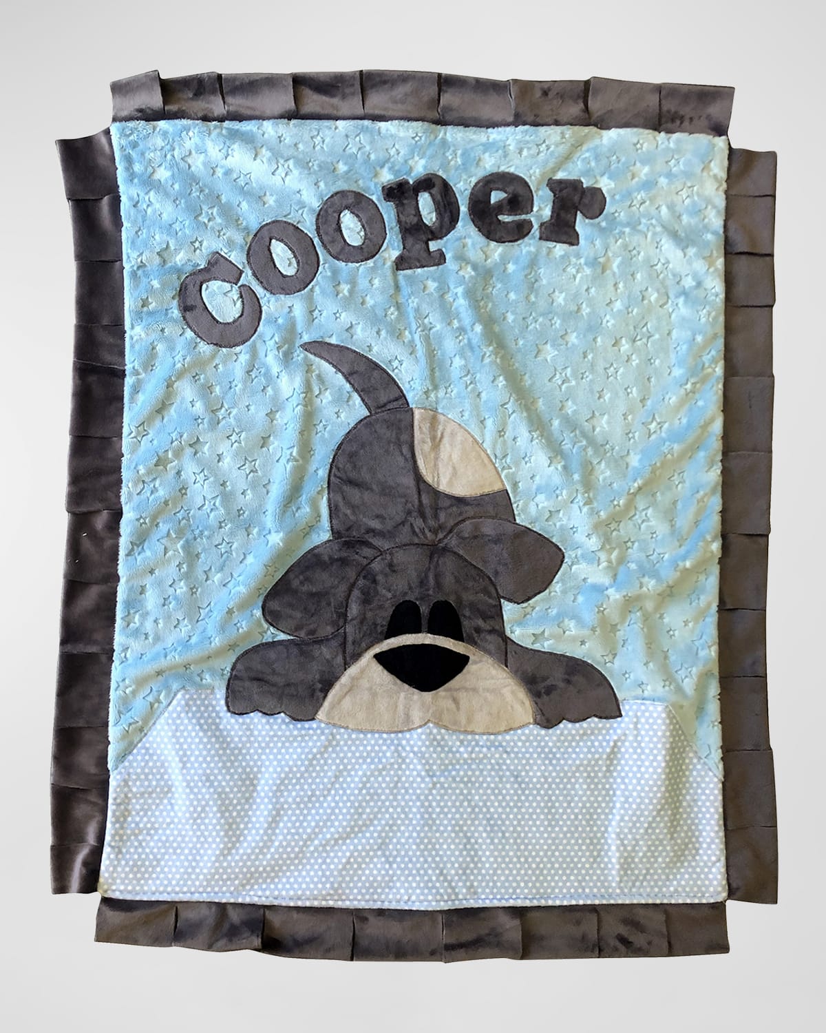 Boogie Baby Stellarific Star Applique Personalized Blanket | Neiman Marcus