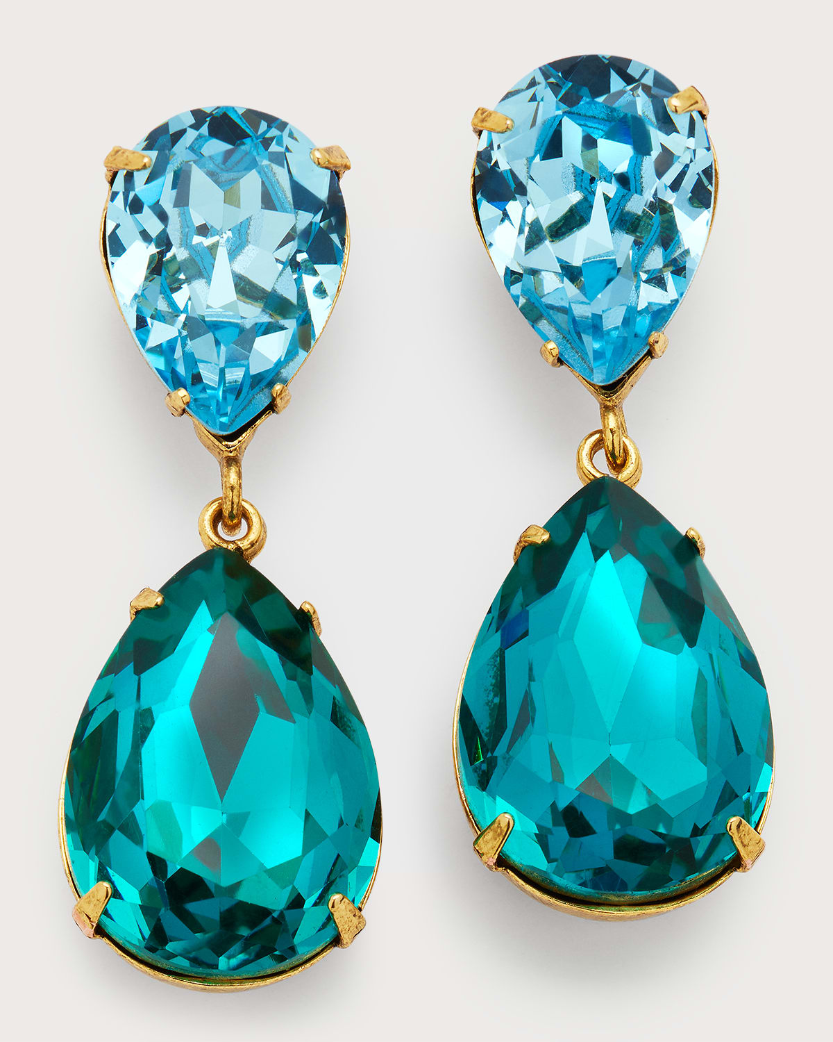 Jennifer Behr Nerissa ClipOn Drop Earrings Neiman Marcus