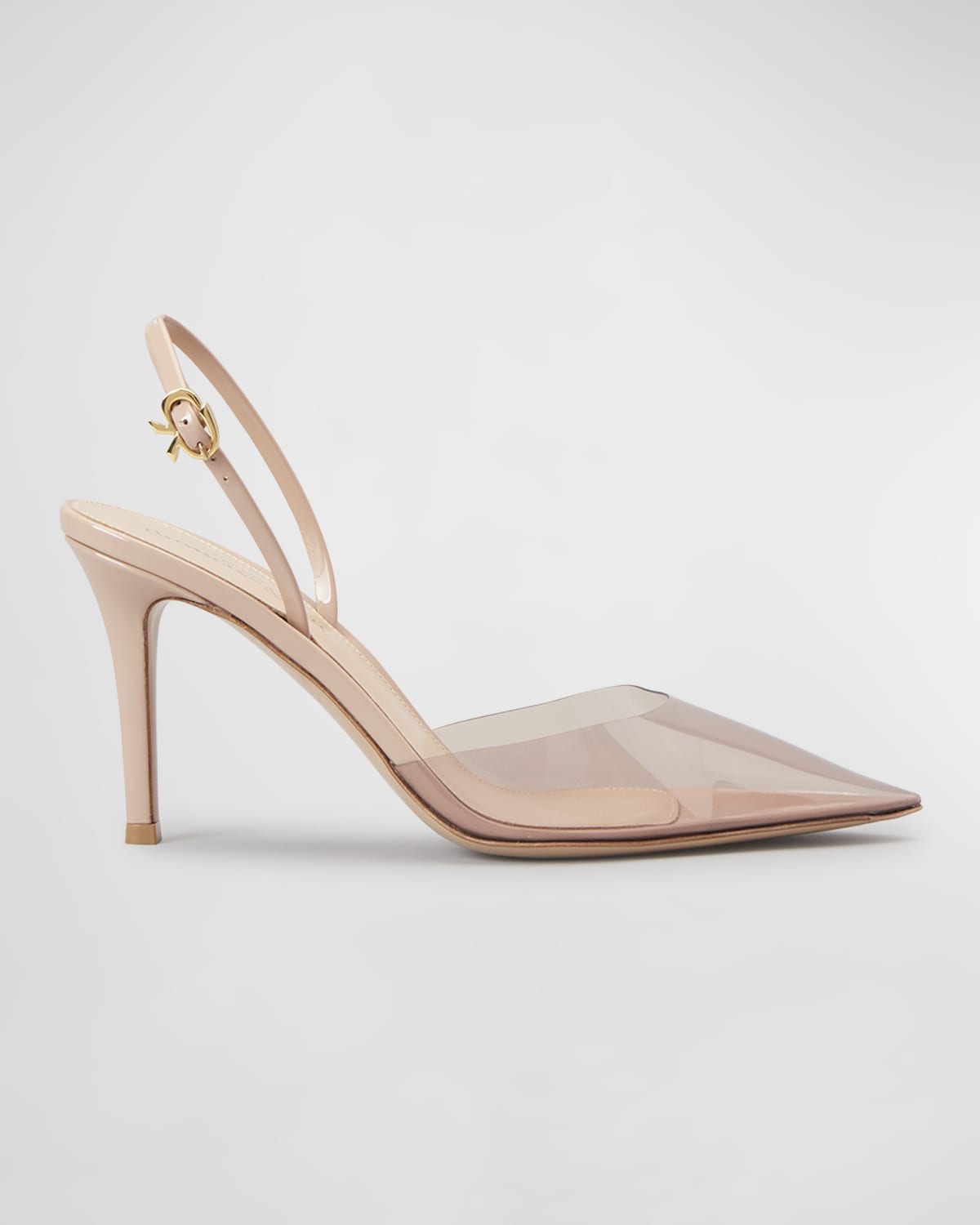 Gianvito Rossi Leather PointToe Slingback Pumps Neiman Marcus