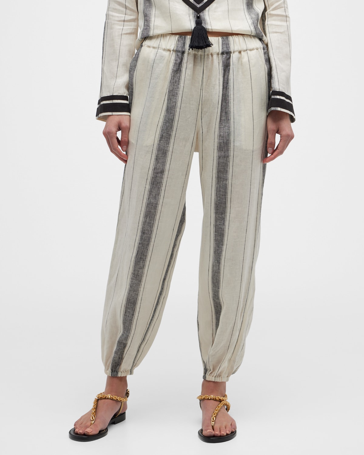 Tory Burch Printed Beach Pants | Neiman Marcus