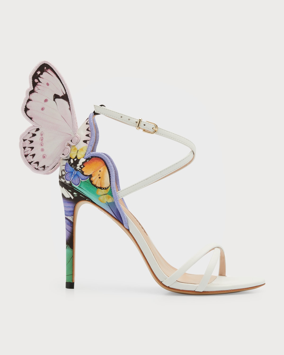 Sophia Webster Chiara Butterfly Ankle Strap Stiletto Sandals Neiman